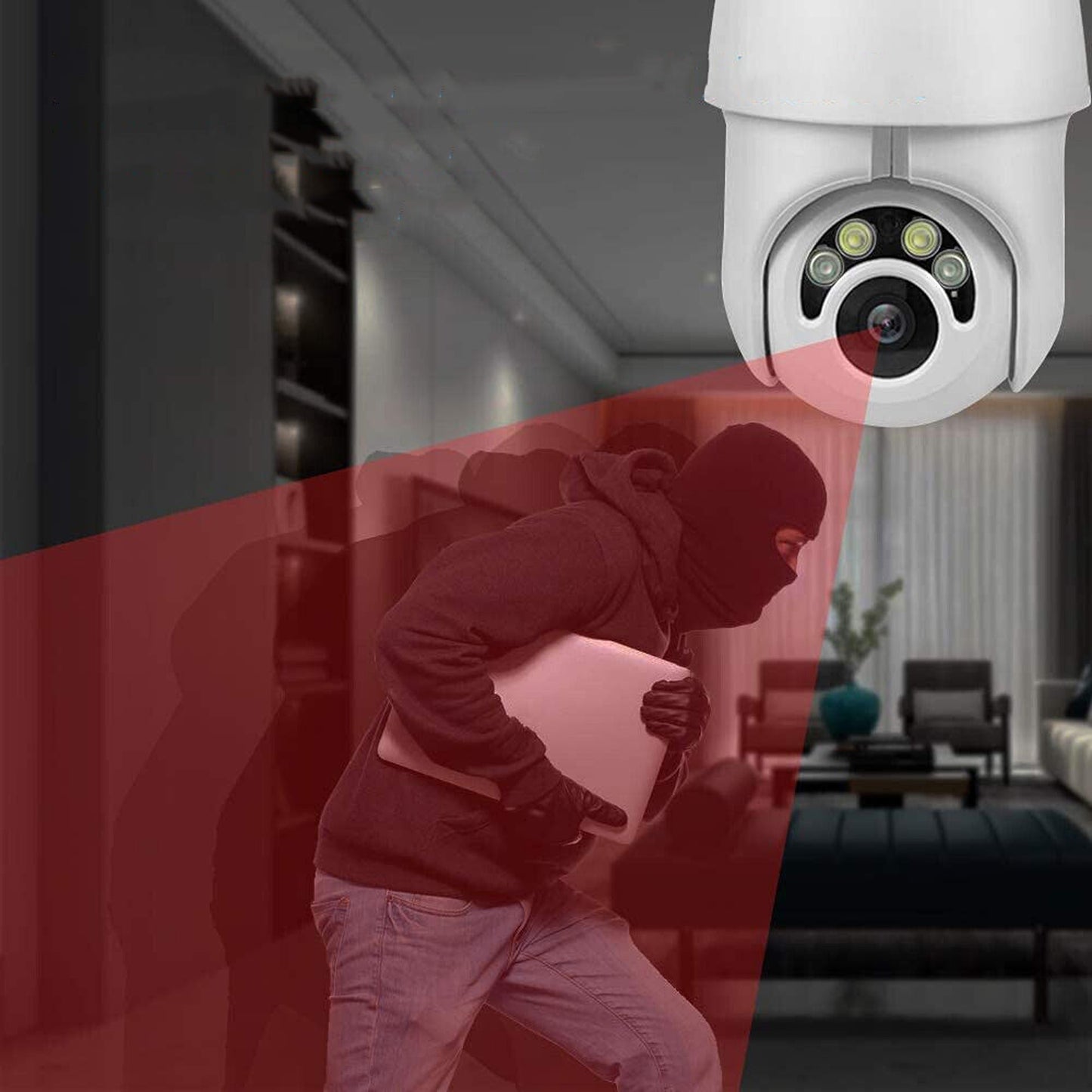 Wireless Security Camera System with HD 1080P Outdoor Monitoring Capability