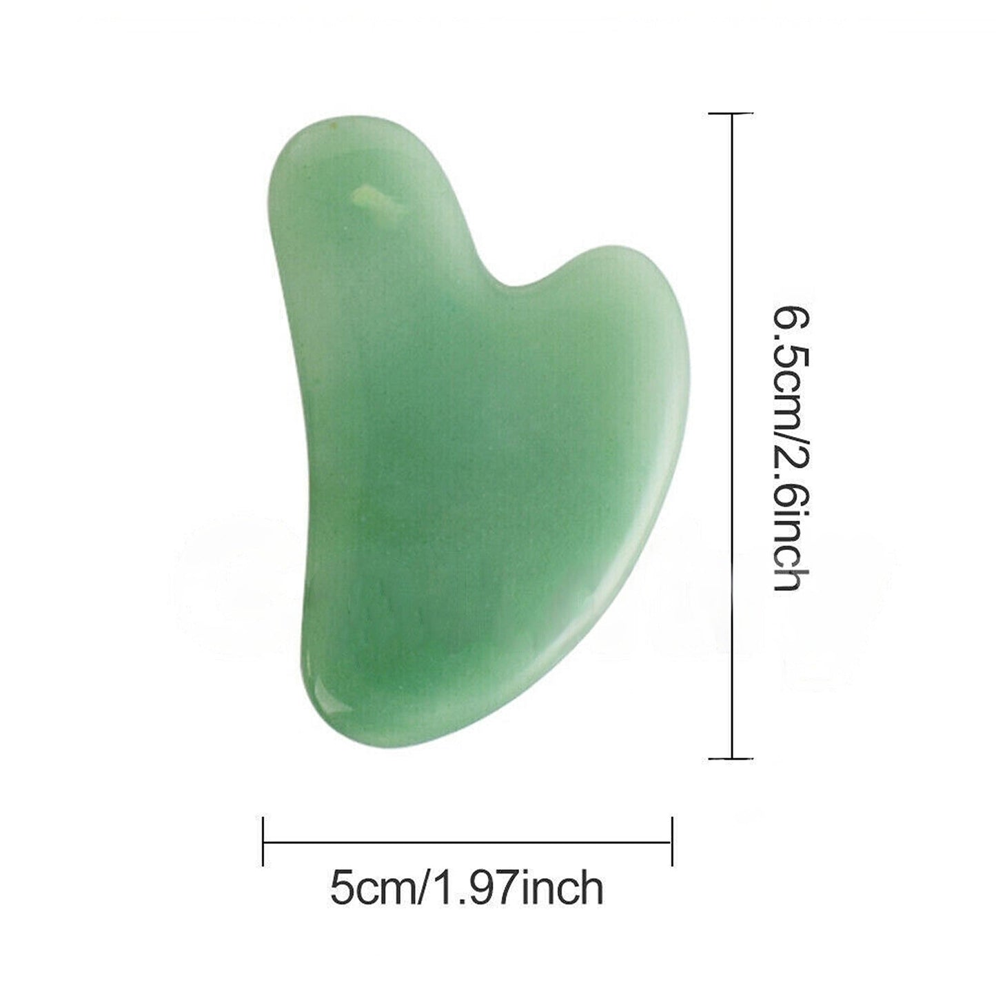 Jade Facial Massager Tool Natural Guasha Gua Sha Board for Face Body