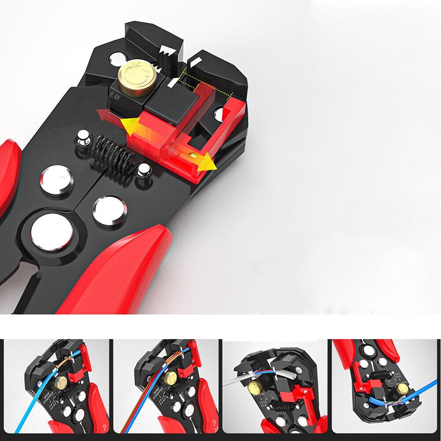 Wire Stripper Pliers Automatic Cutter Cable Crimper Tool