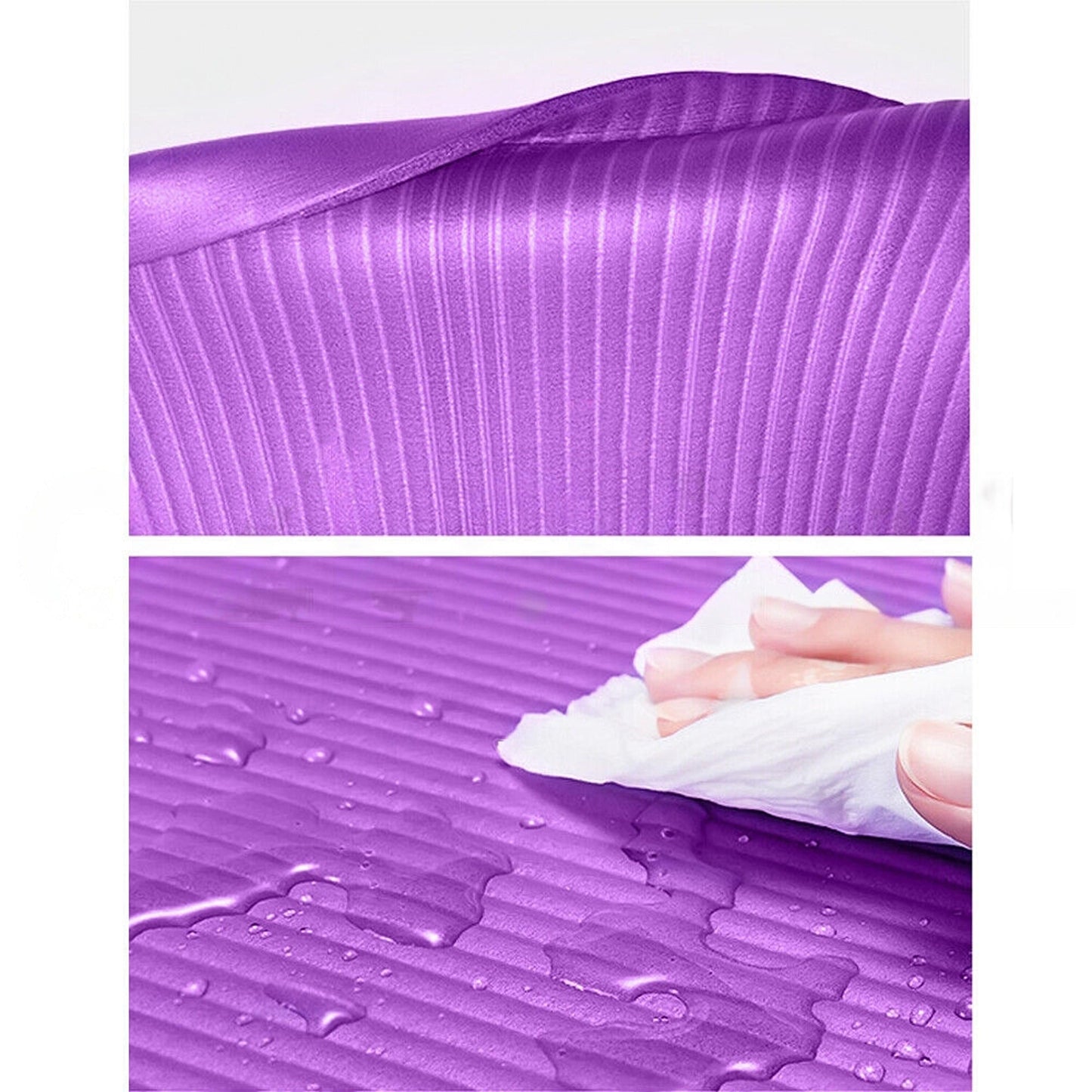 Thick NBR Nonslip Yoga Mat Fitness Pilate Sports Dance Pad 15MM