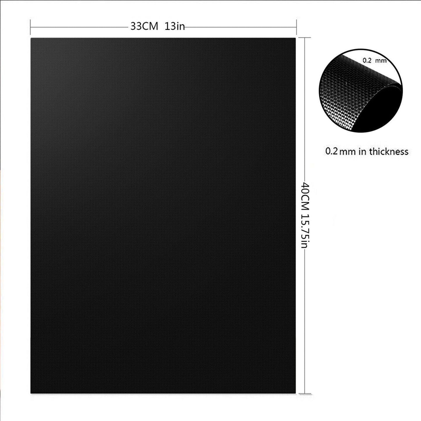 5pcs BBQ Grill Mat Reusable Bake Sheet Teflon Non-Stick for Barbecue