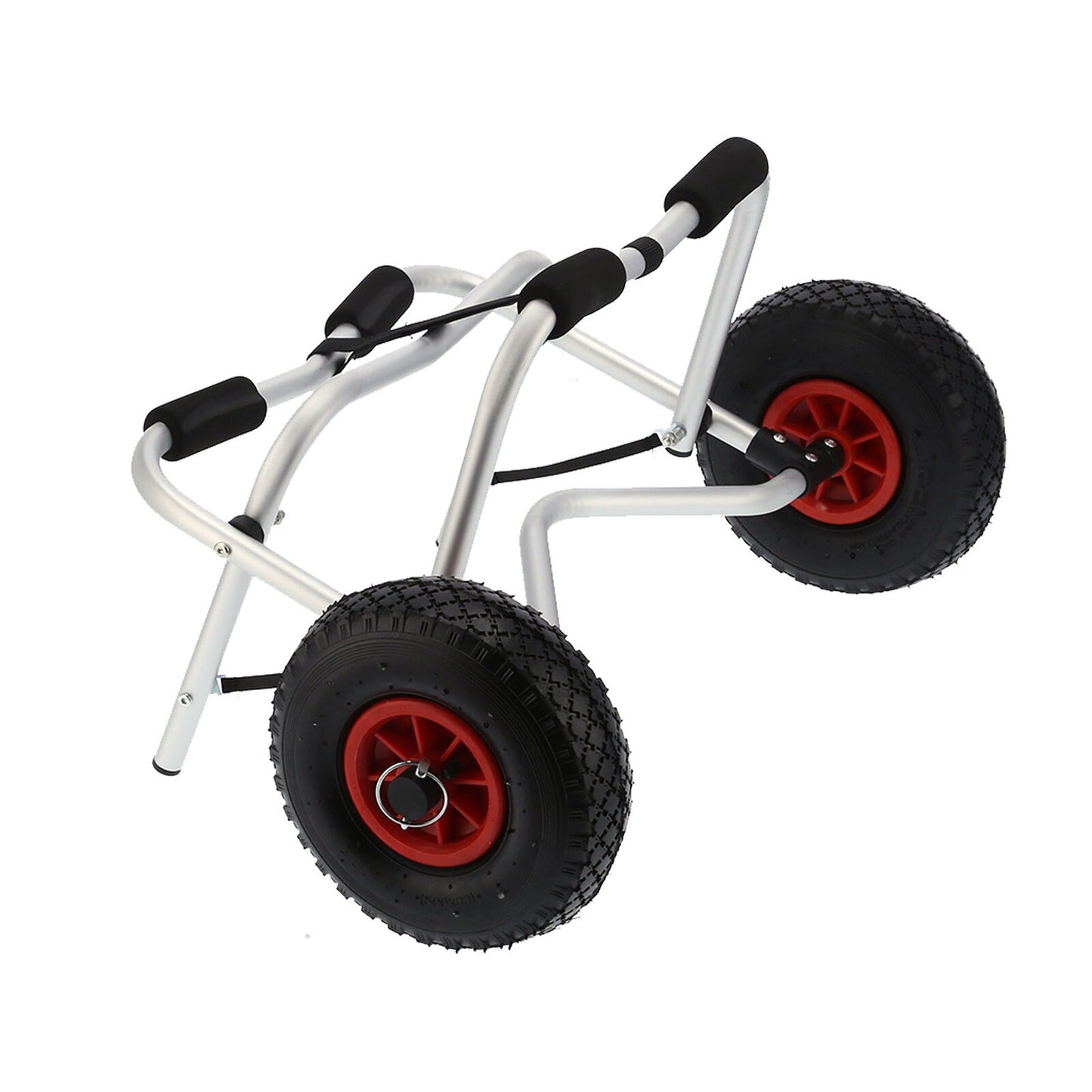 Aluminium Kayak Cart with Foldable Wheel Design Canoe Trolley With Strap