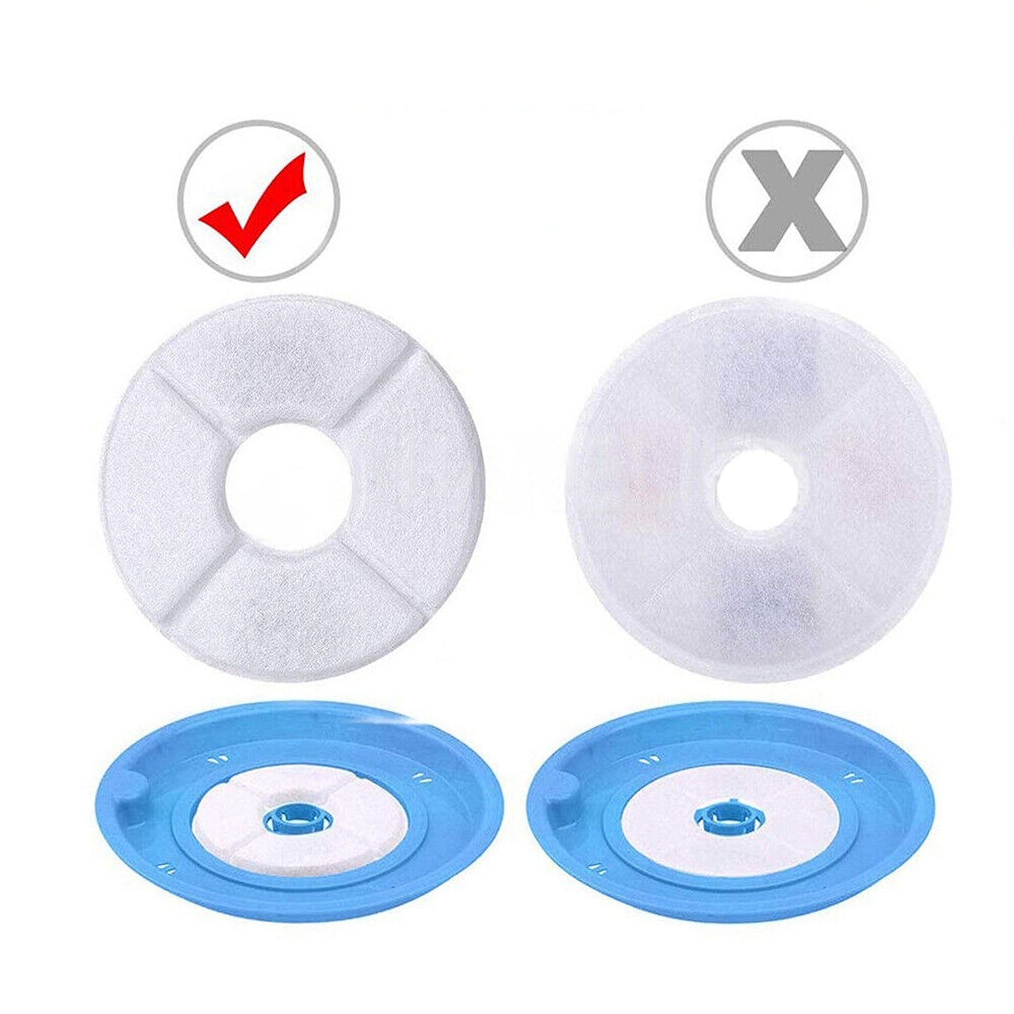 Replacement Carbon Filters for Pet Fountain Water Drinking Refills