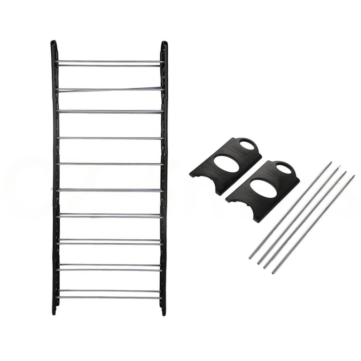 Stackable Shoe Rack for 30 Pairs 10 Tier Shoe Storage