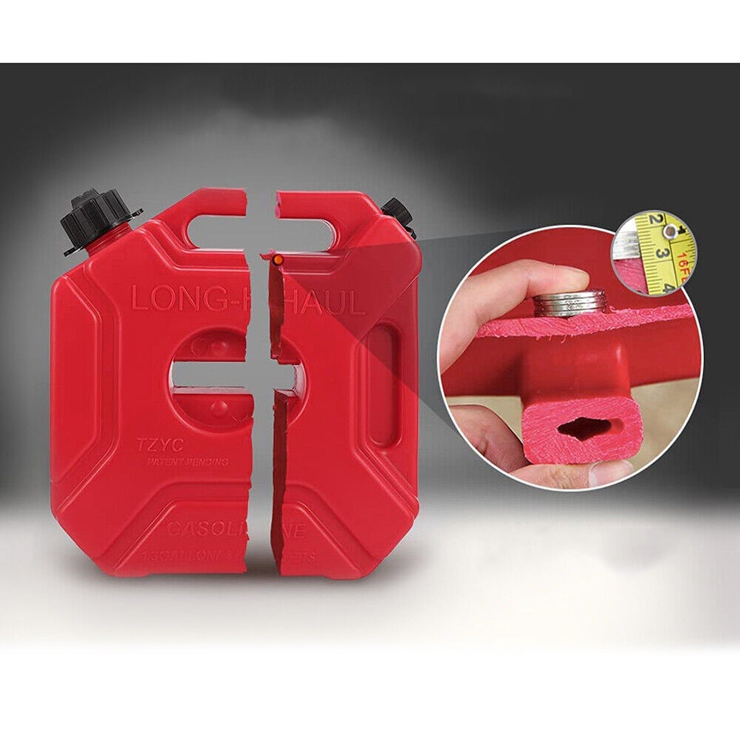 5L Heavy Duty Red Jerry Can with Free Holder