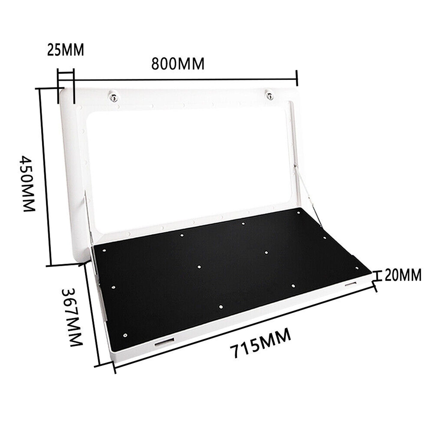 Folding Outdoor Table for Camping and Picnics Motorhome RV Table with Key