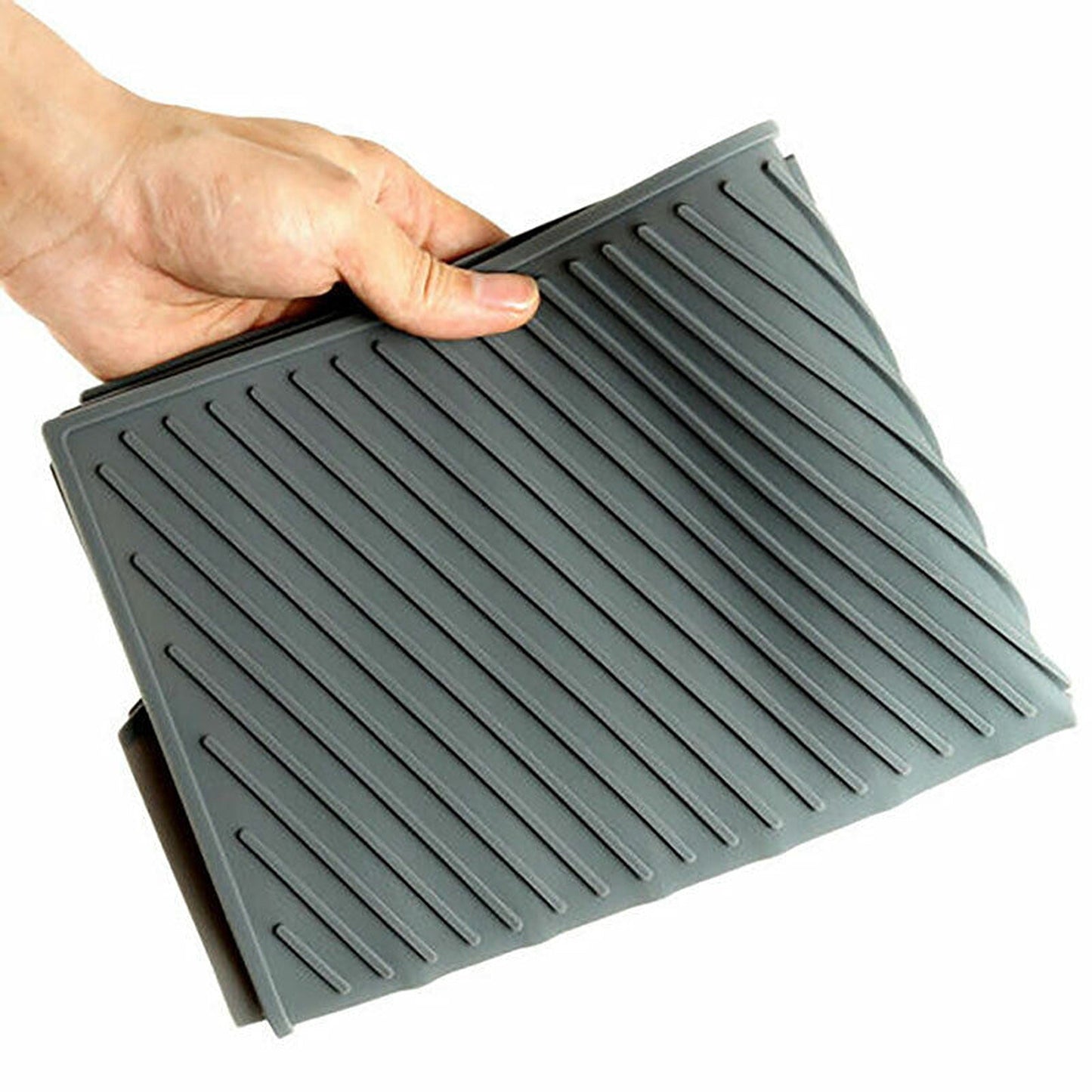 Heat Resistant Non-Slip Silicone Dish Drying Mat and Pot Holder