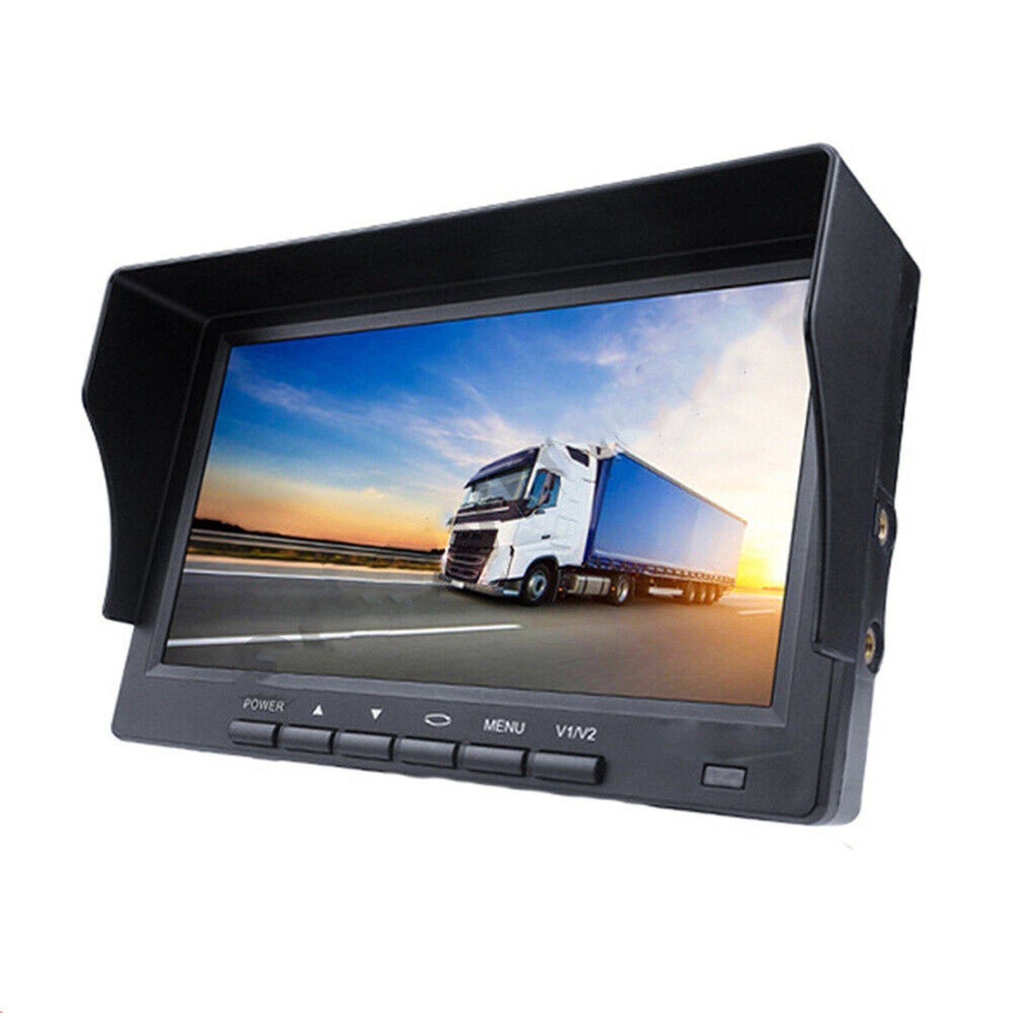 7-inch Split Screen Monitor with 4 Reversing Cameras for Vehicles