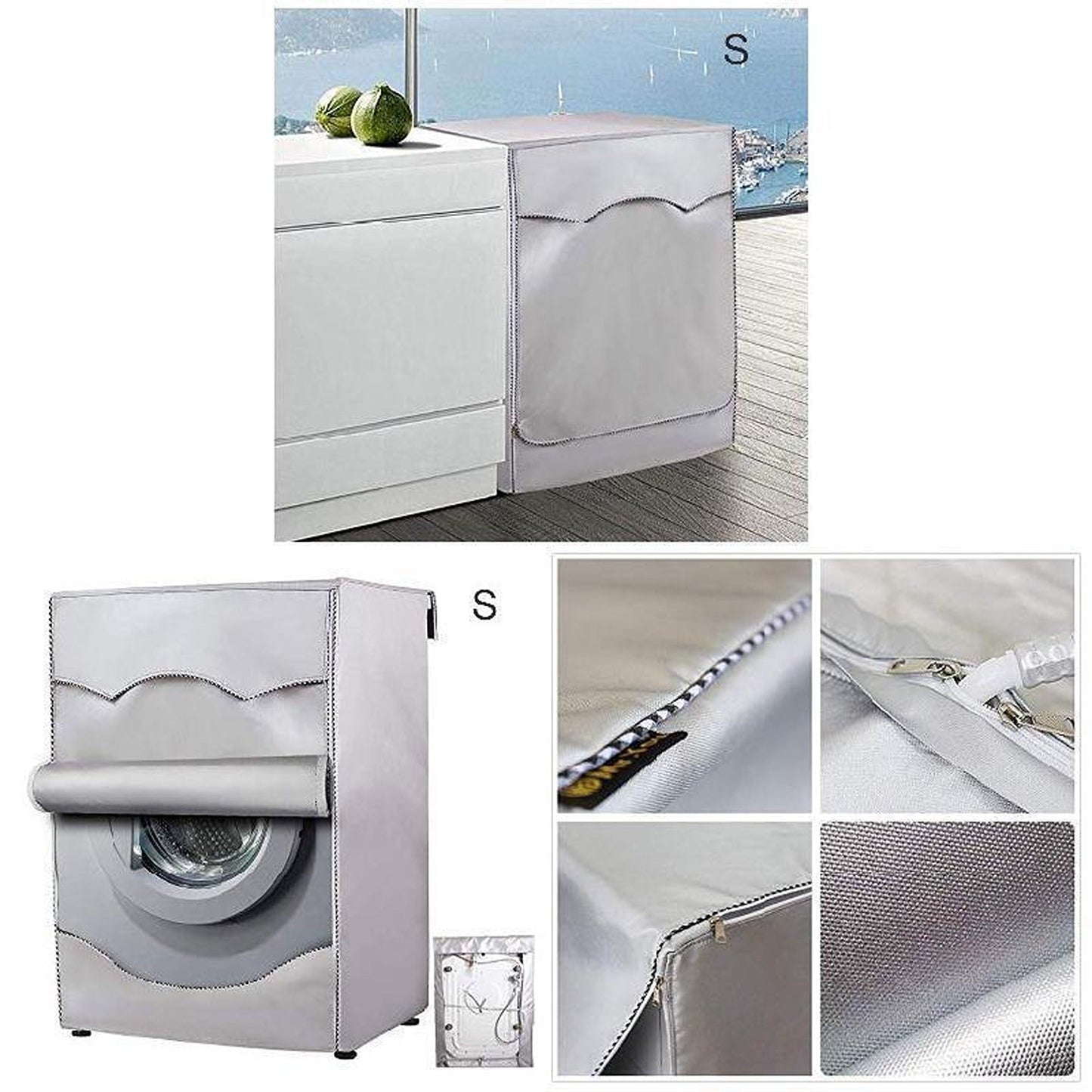 Top Dust Protection Cover for Front Load Washing Machine