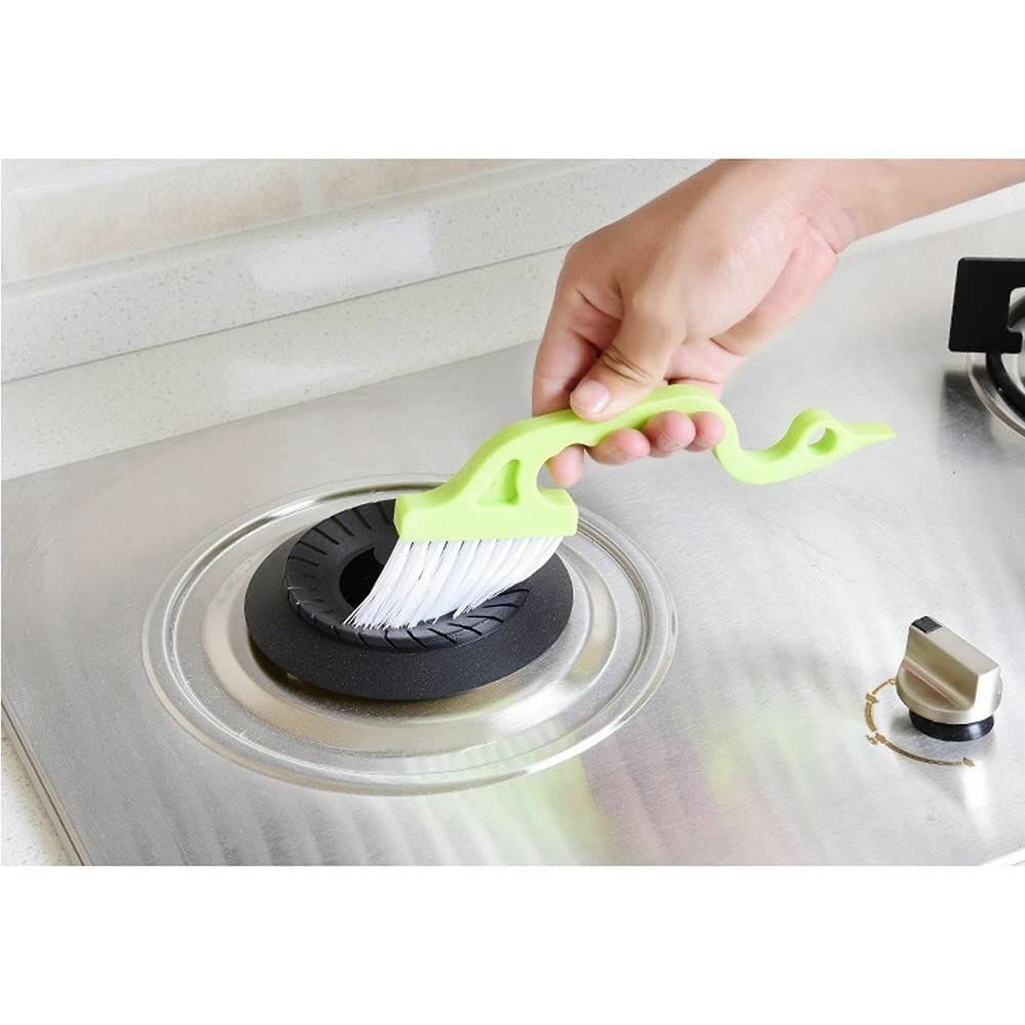 Crevice Groove Cleaning Brush for Windows Doors and Dust Removal