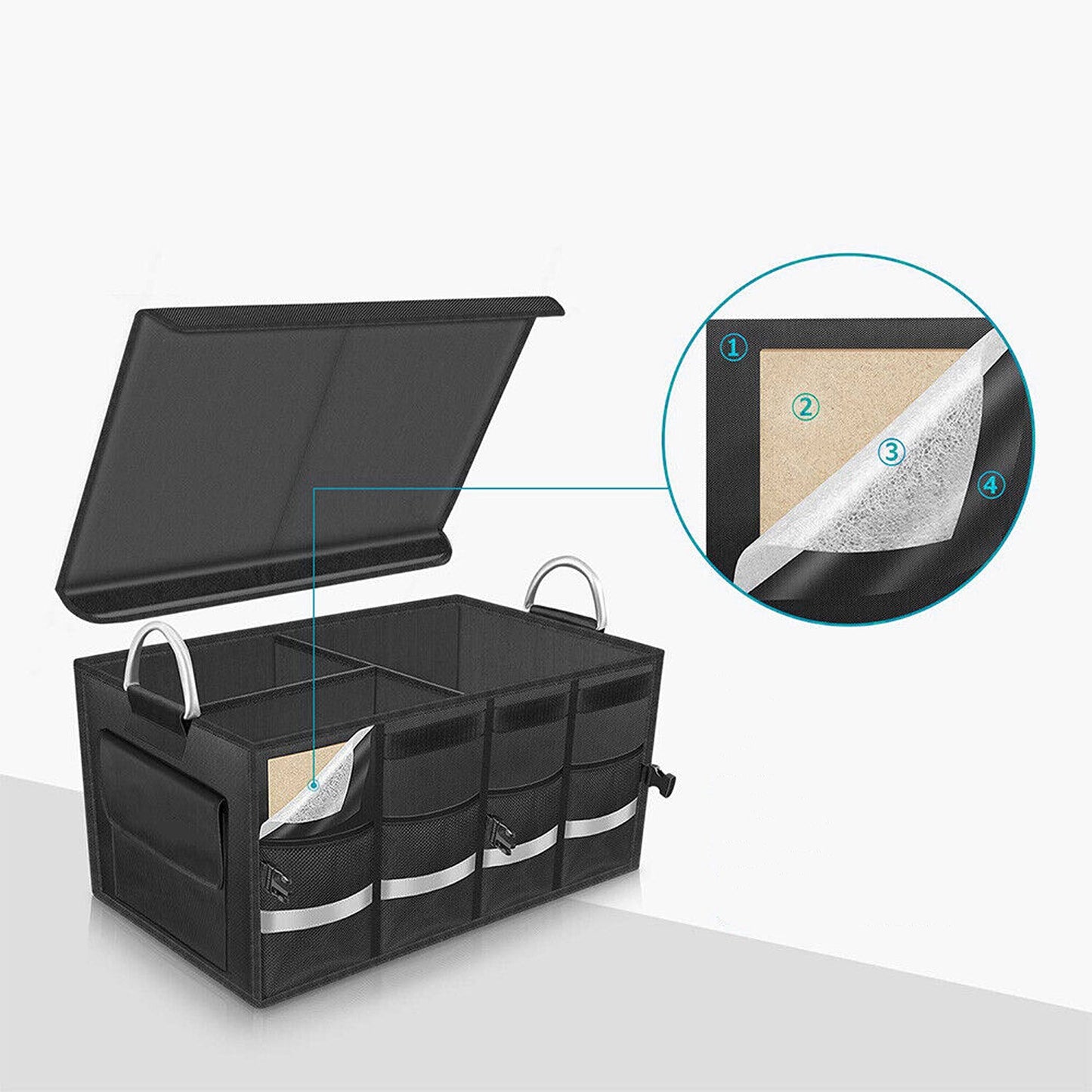 Multipurpose Storage Bag for Car Trunk - Collapsible