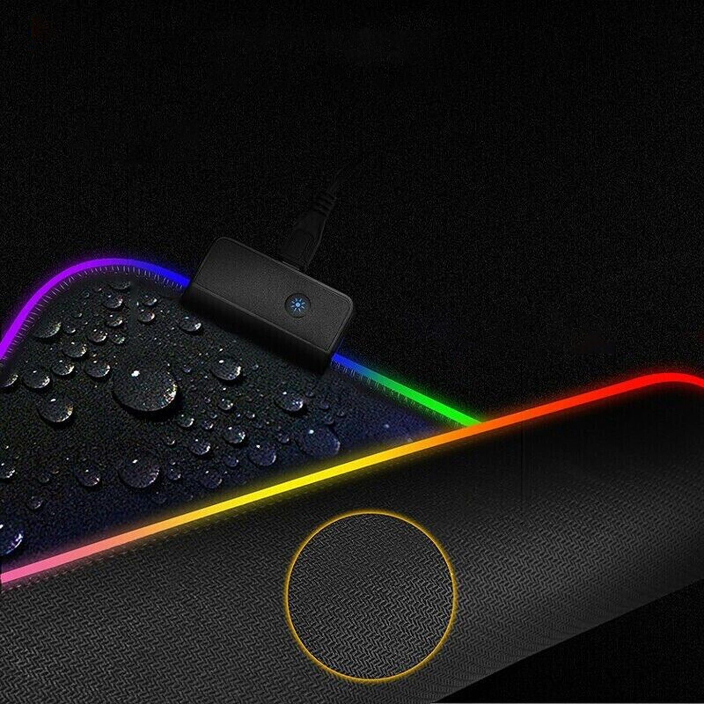 Extended Ultra Thick LED Gaming Mouse Pad Waterproof Rubber Anti-Slip Mat