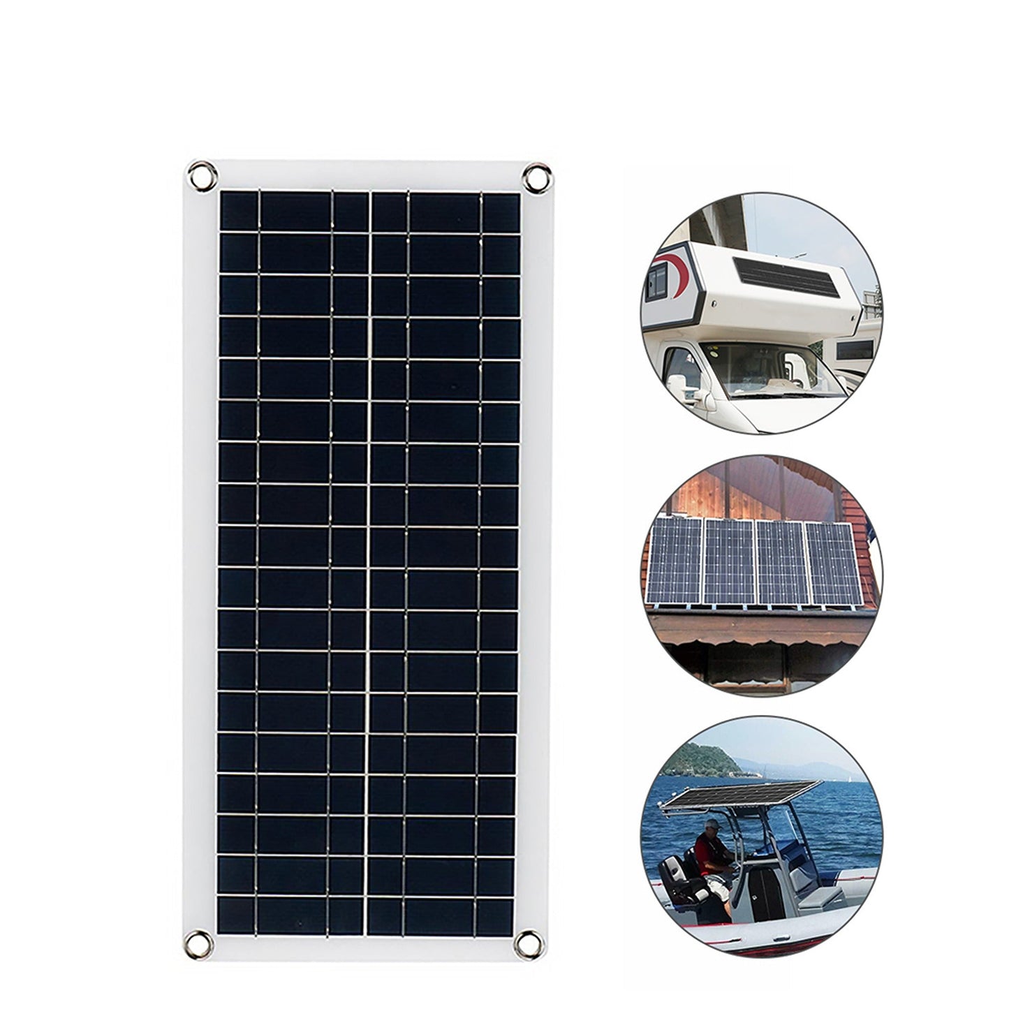 Camping Solar Panel Mono Caravan Charging Power Battery