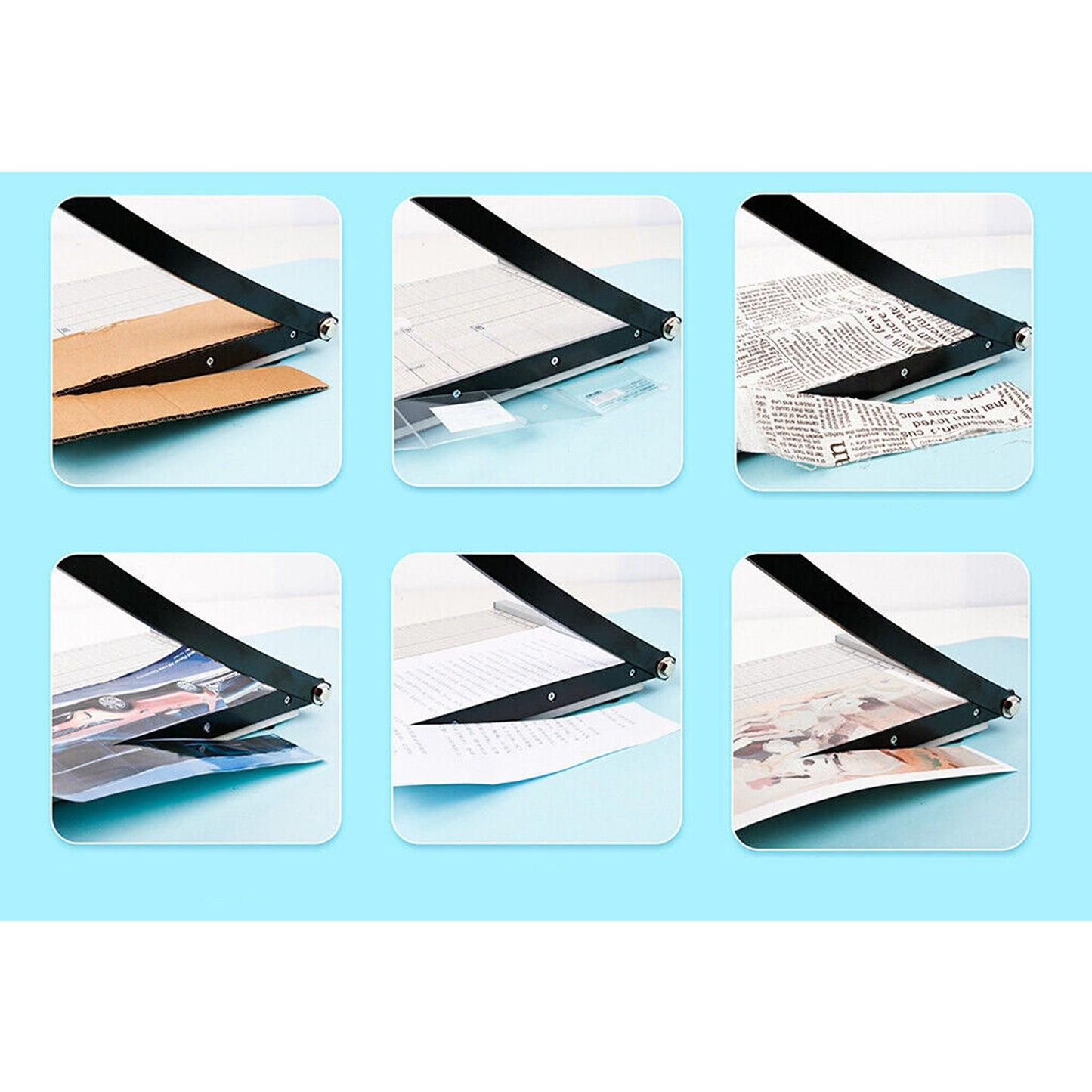 Guillotine Paper Photo Cutter A4 to B7 Metal Base