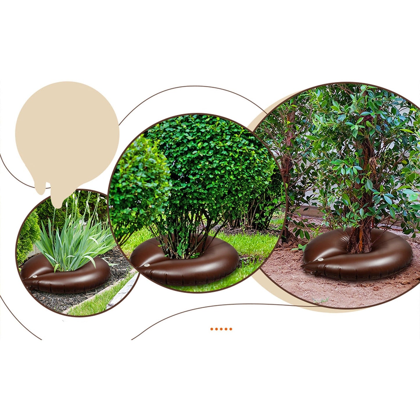 Slow Release Tree Watering Bag PVC Drip Irrigation Ring