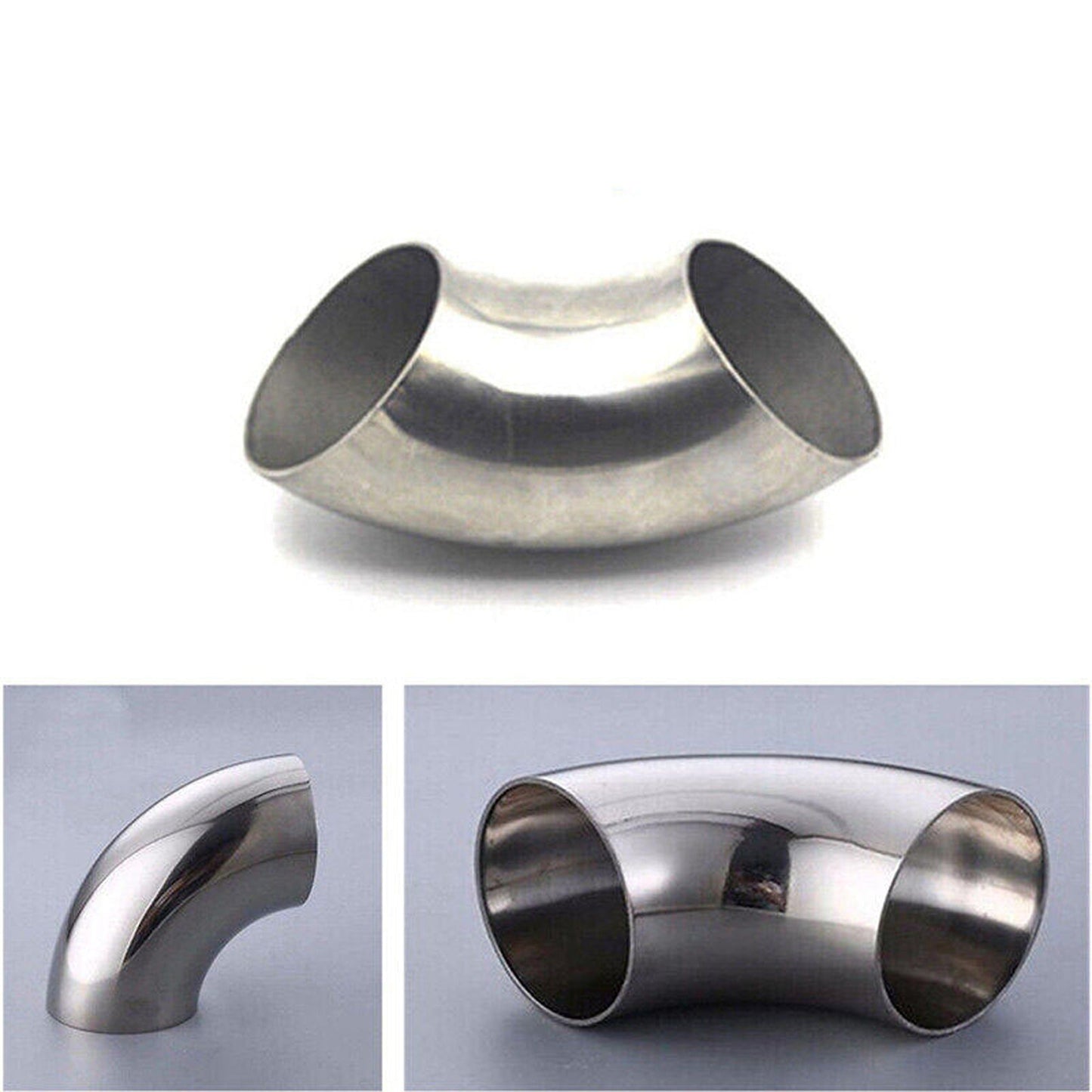 Stainless Steel 90 Degree Bend Exhaust Pipe for Car Modification