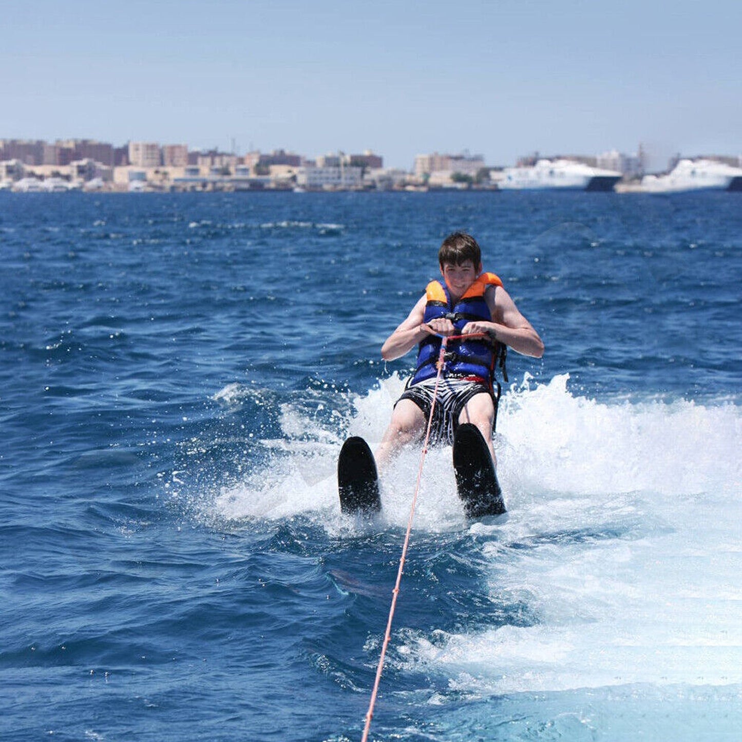 Double Handle Professional Watersports Water Skiing Line Rope 75ft
