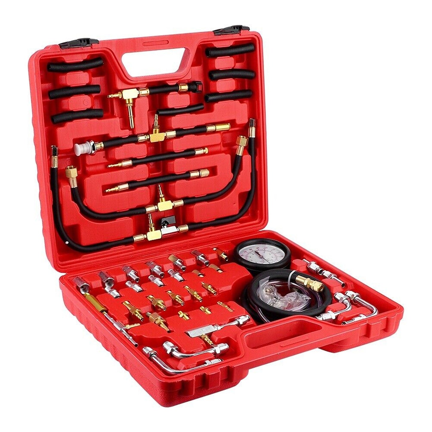 Car Fuel System Pressure Tester with Gauge Kit