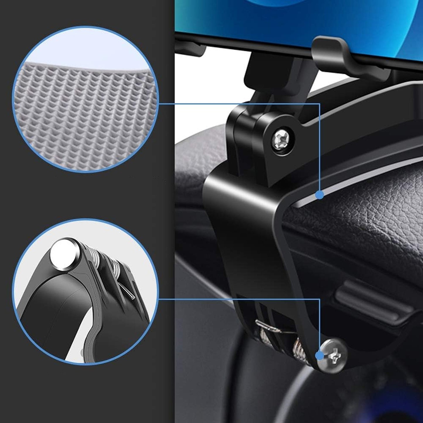 Dashboard Phone Holder Rotation 360 Car GPS Mount Stand Clamp