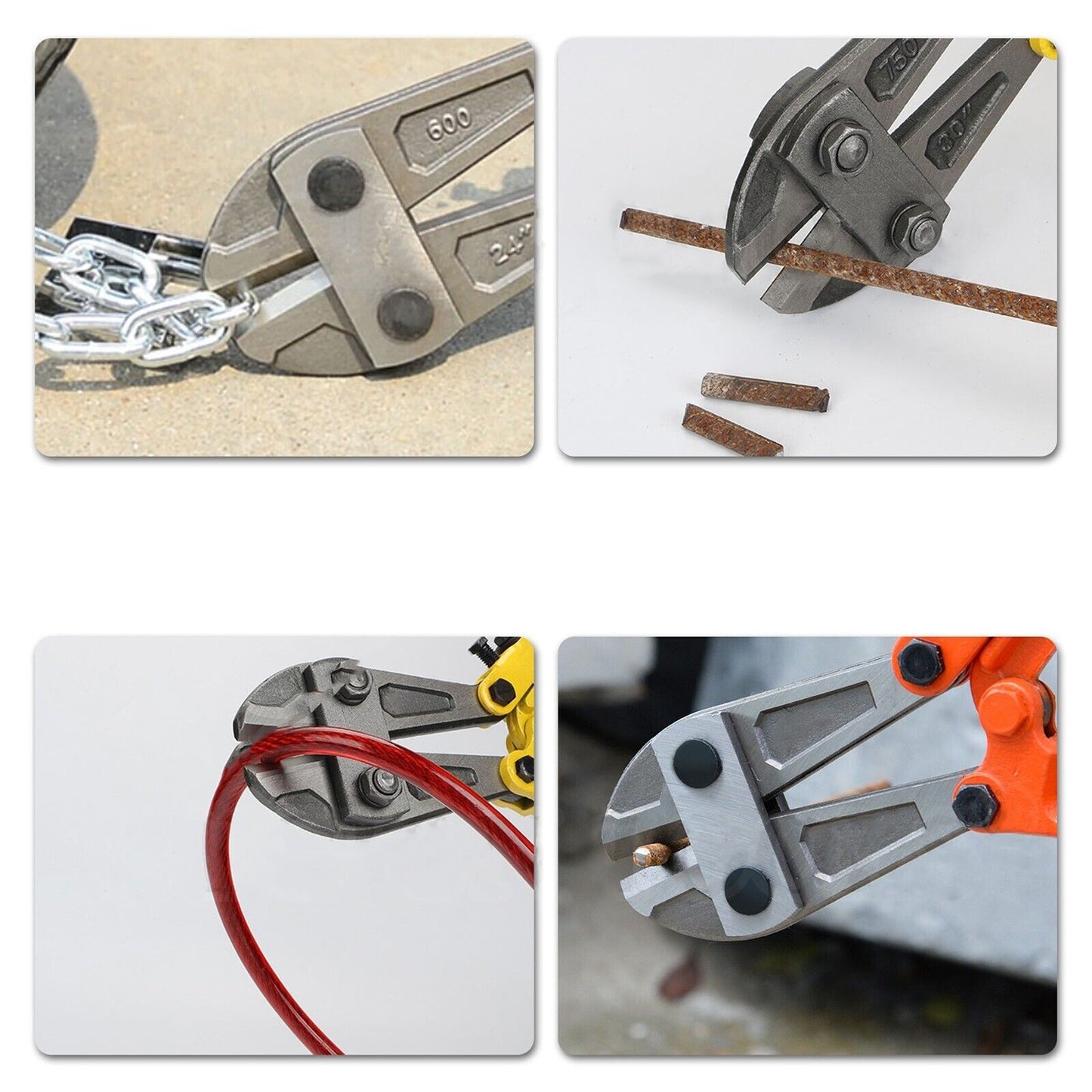 Heavy Duty Steel Wire Hand Held Bolt Croppers Snips Clippers
