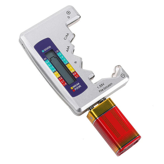 Universal Battery Capacity Tester for AA AAA C D and Button Cells 1.5V