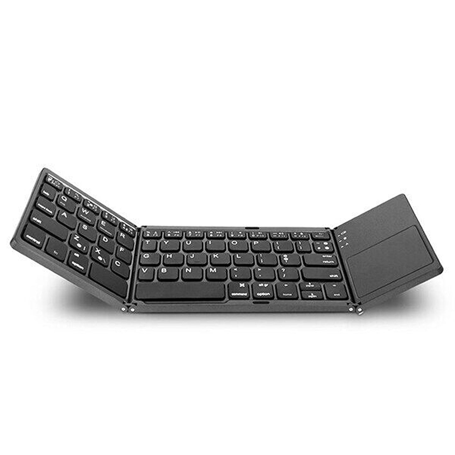 Slim Bluetooth Keyboard with Integrated Touchpad for Tablets and Smartphones