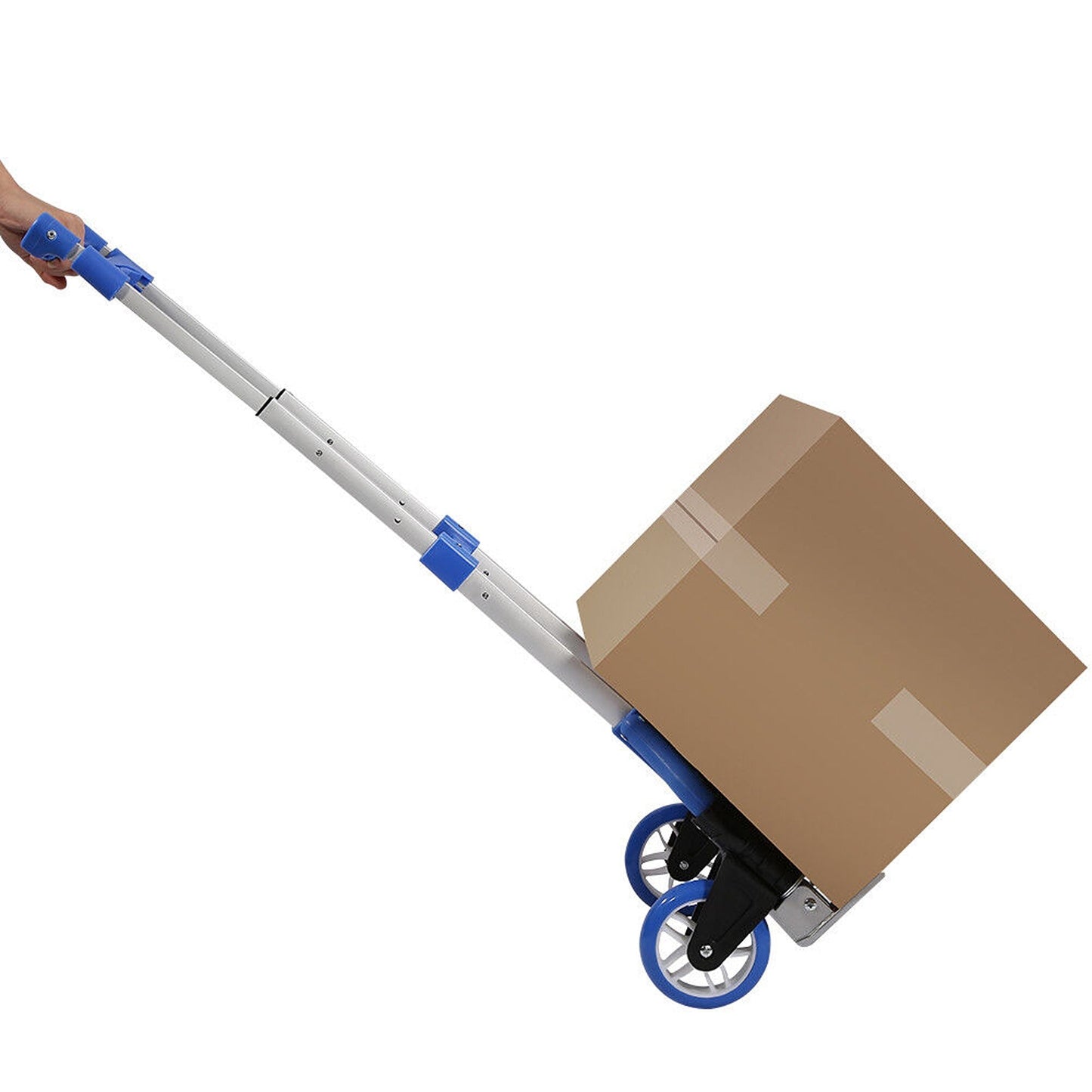 Folding Hand Trolley for Luggage Aluminium 80KG