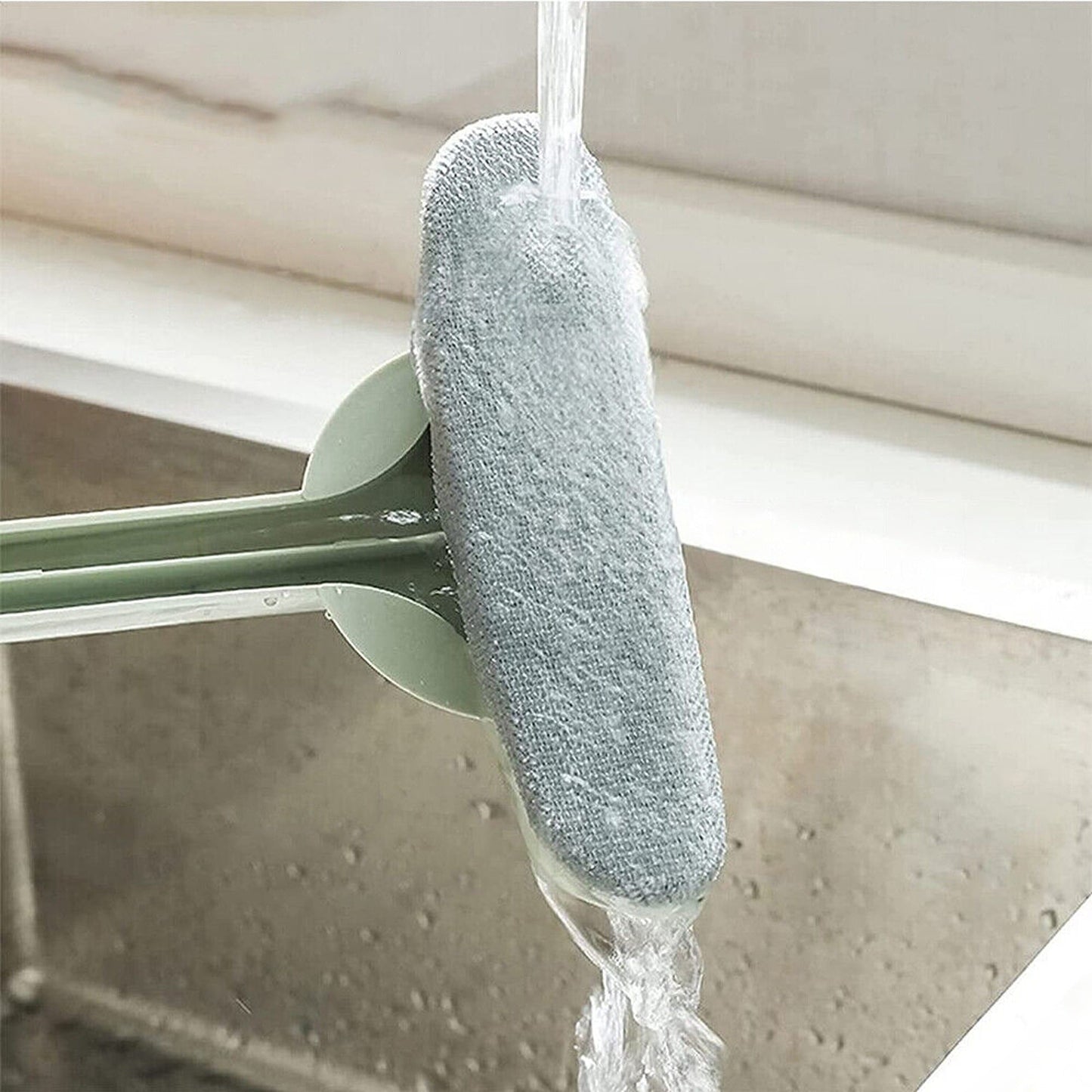 Innovative Double-Sided Glass Cleaning Brush Window Cleaner Tool