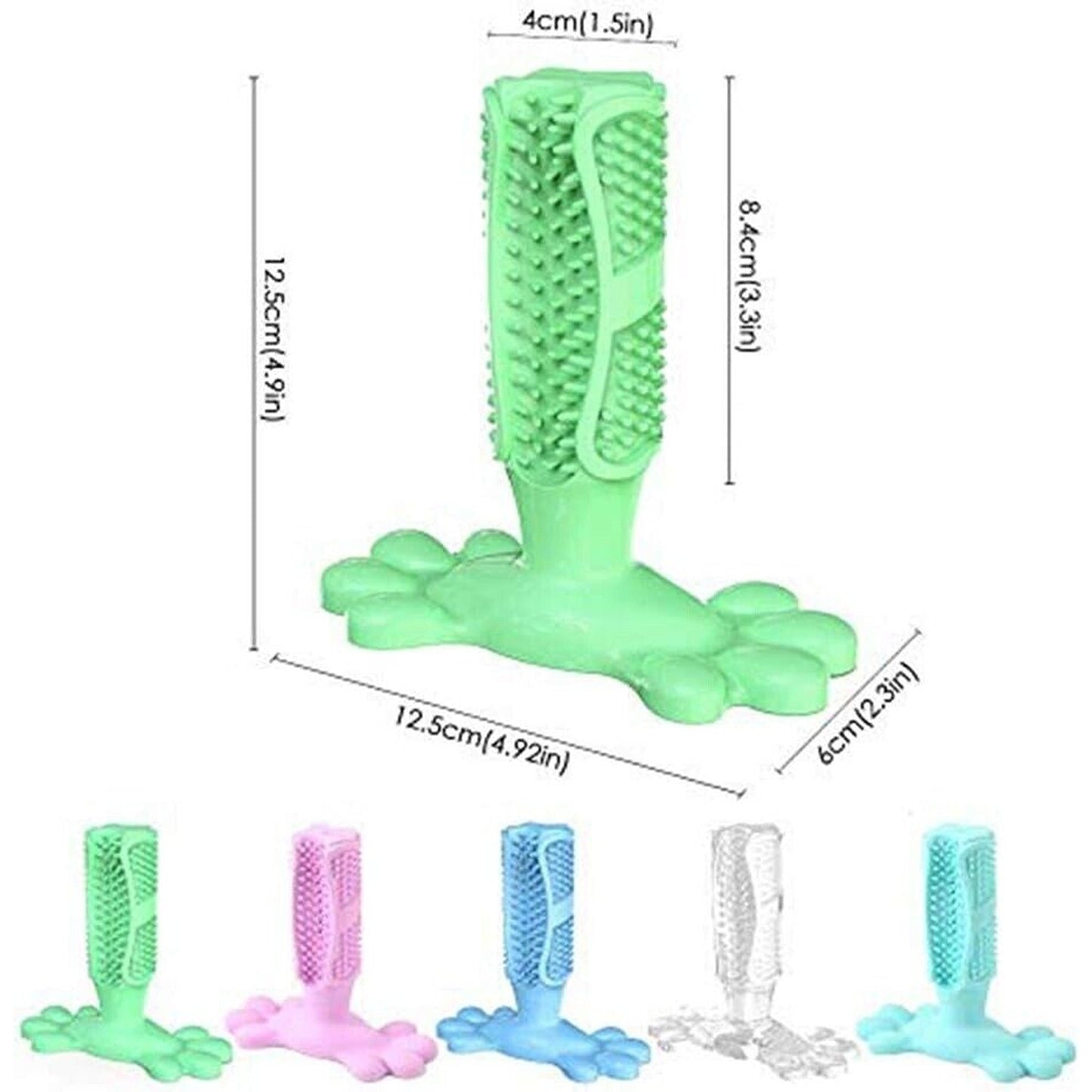 Chewable Dog Toothbrush Molars Brush for Pet Dental Health