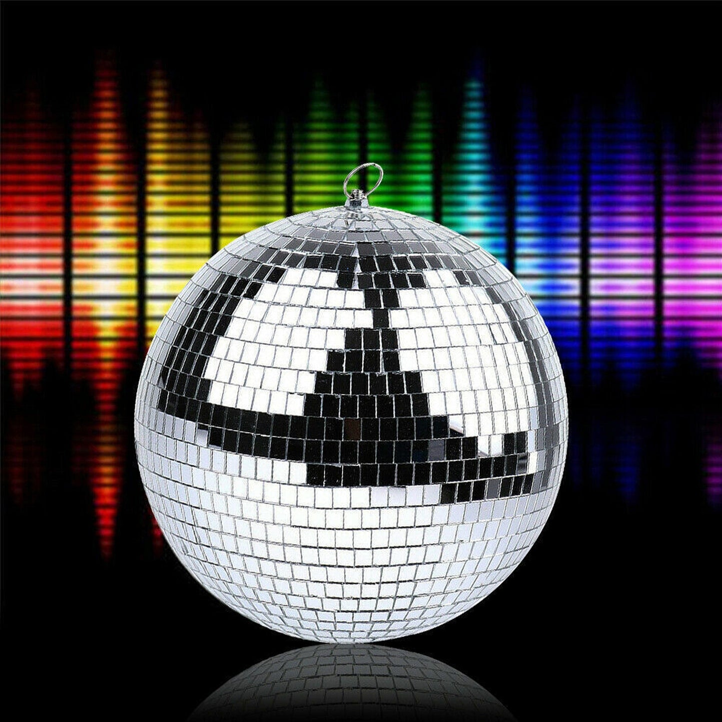 Silver Disco Mirror Ball for Dance Party and DJ Stage Lighting
