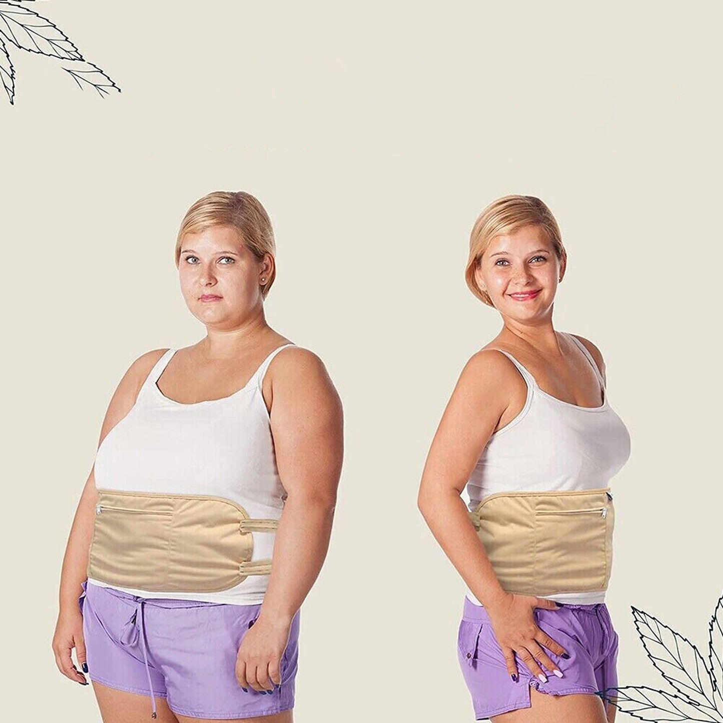 Reusable Castor Oil Pack Kit Compress Wrap Belt Toxin Inflammation Remover