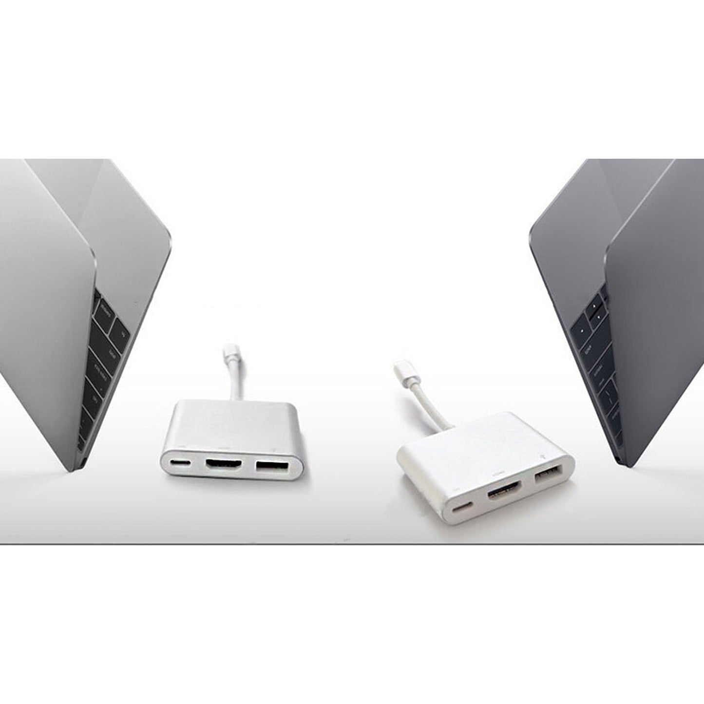 3-in-1 USB-C to HDMI Adapter Type C Hub for MacBook Pro