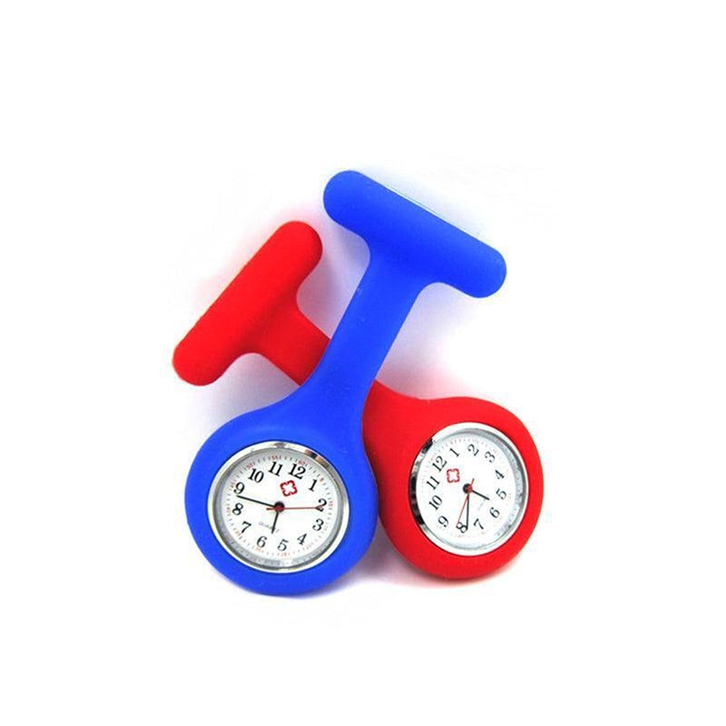 Nurse Silicone Brooch Fob Watch with Tunic Clip