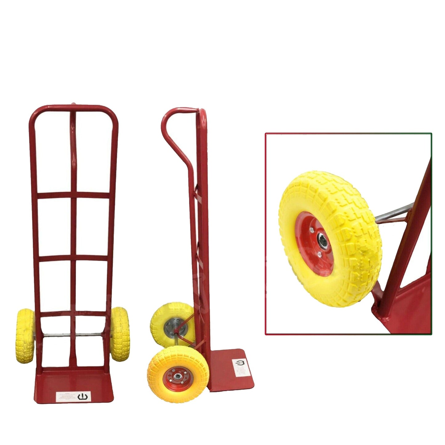 Polyurethane Foam Hand Trolley Truck Wheel Sack Wheelbarrow 16mm
