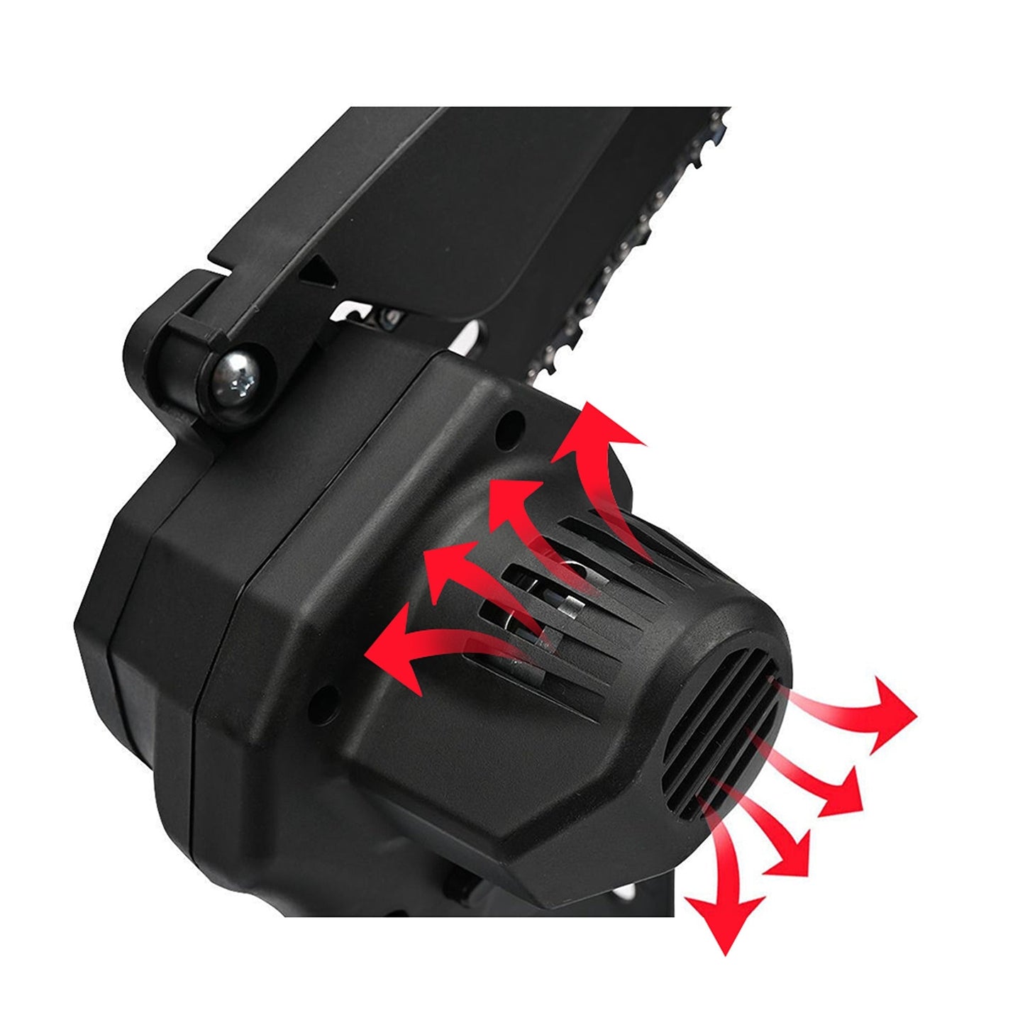 2-in-1 Cordless Pole Chainsaw and Tree Pruner Compatible with Makita 18V Battery