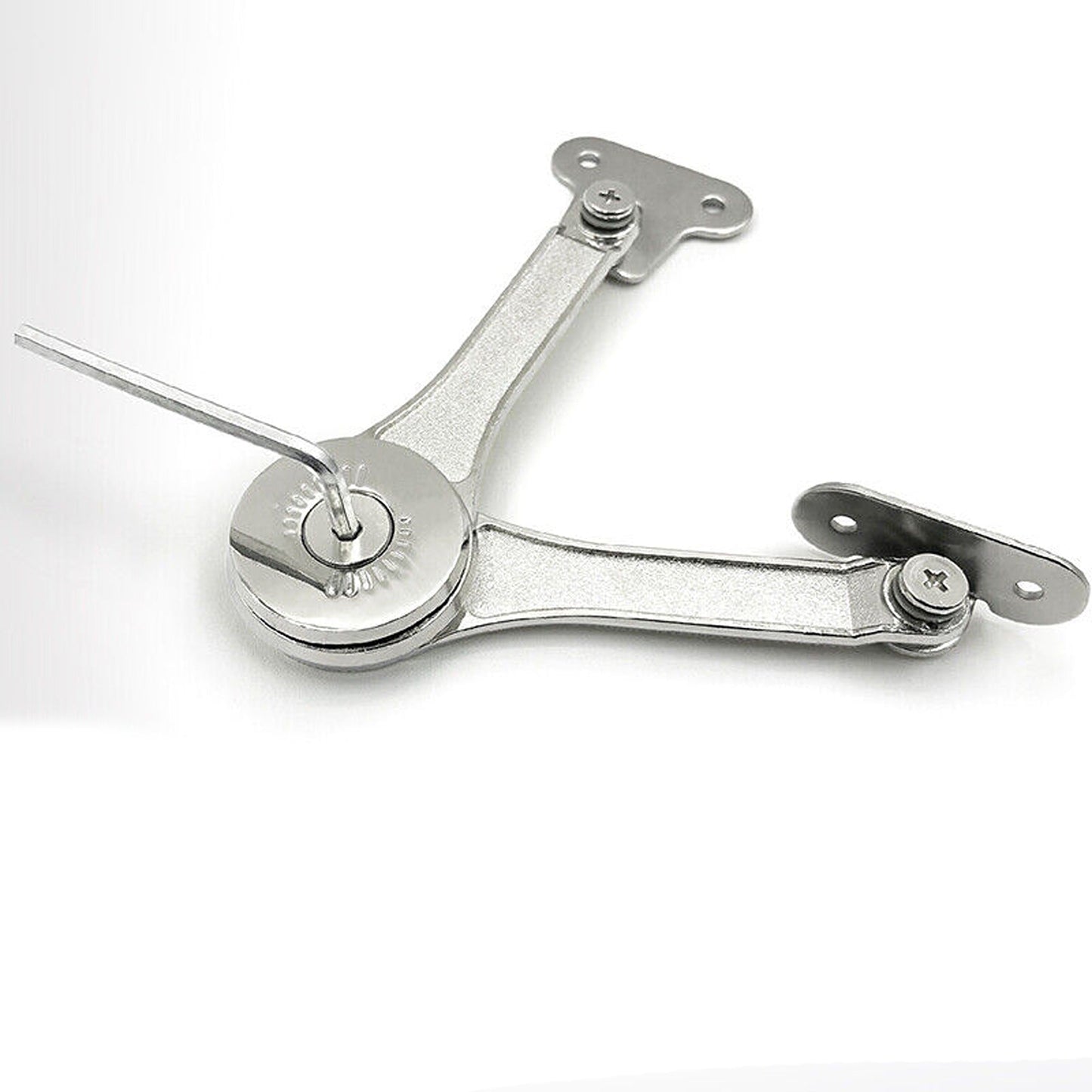 2pcs Soft Close Lid Support Hinge for Wardrobe and Flap Doors