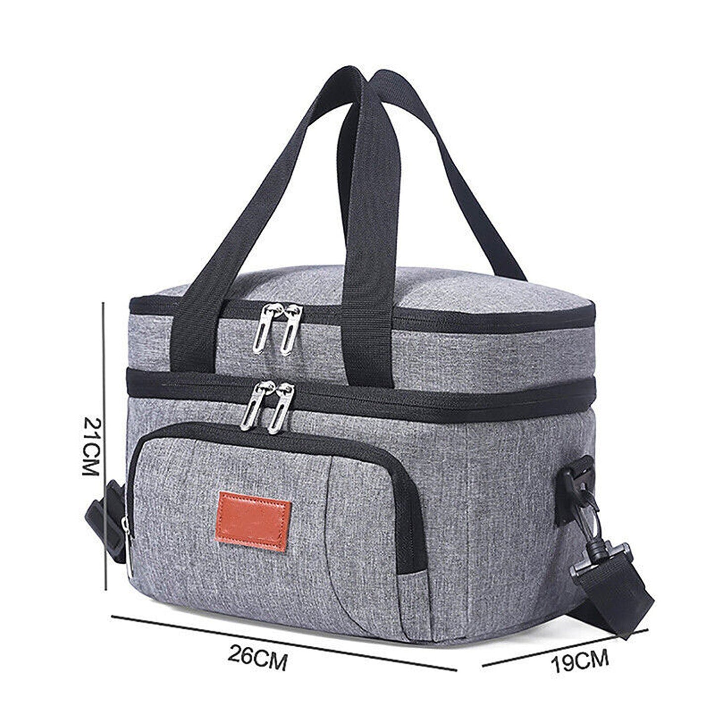 Insulated Lunch Bag for Picnics Thermal Food Container Cooler