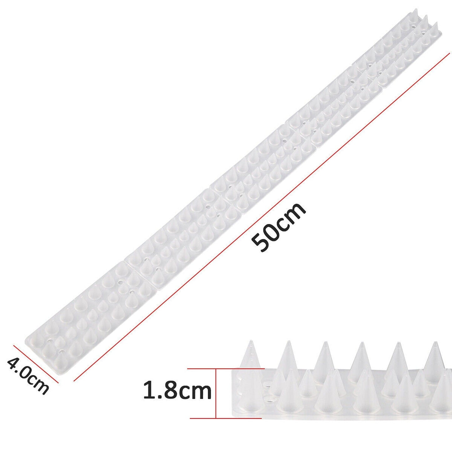 10pcs Bird and Pest Control Spikes Security Spiked Fence for Human Cat and Mouse