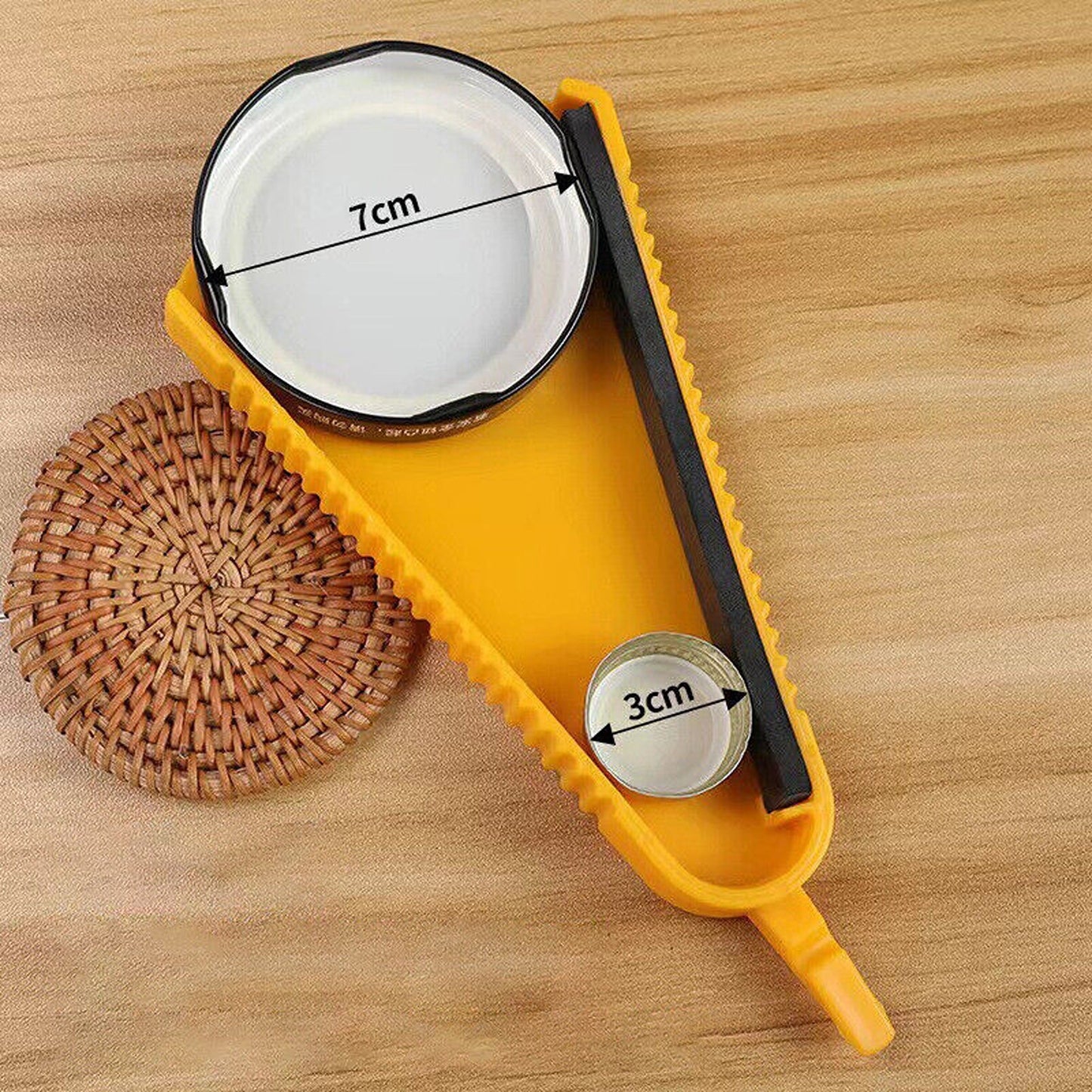 Multipurpose Adjustable Jar and Bottle Opener for Seniors