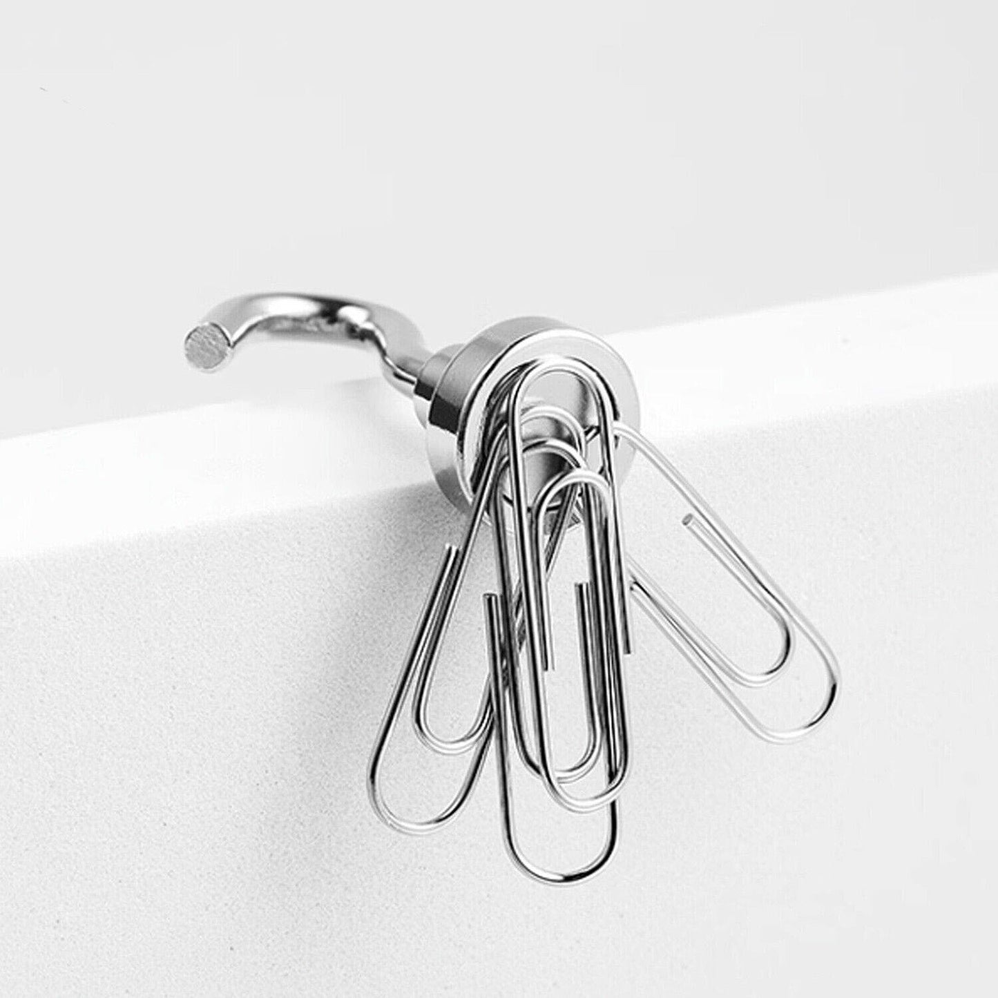 Pack of 6 Strong Rare Earth Neodymium N38 Magnetic Hooks