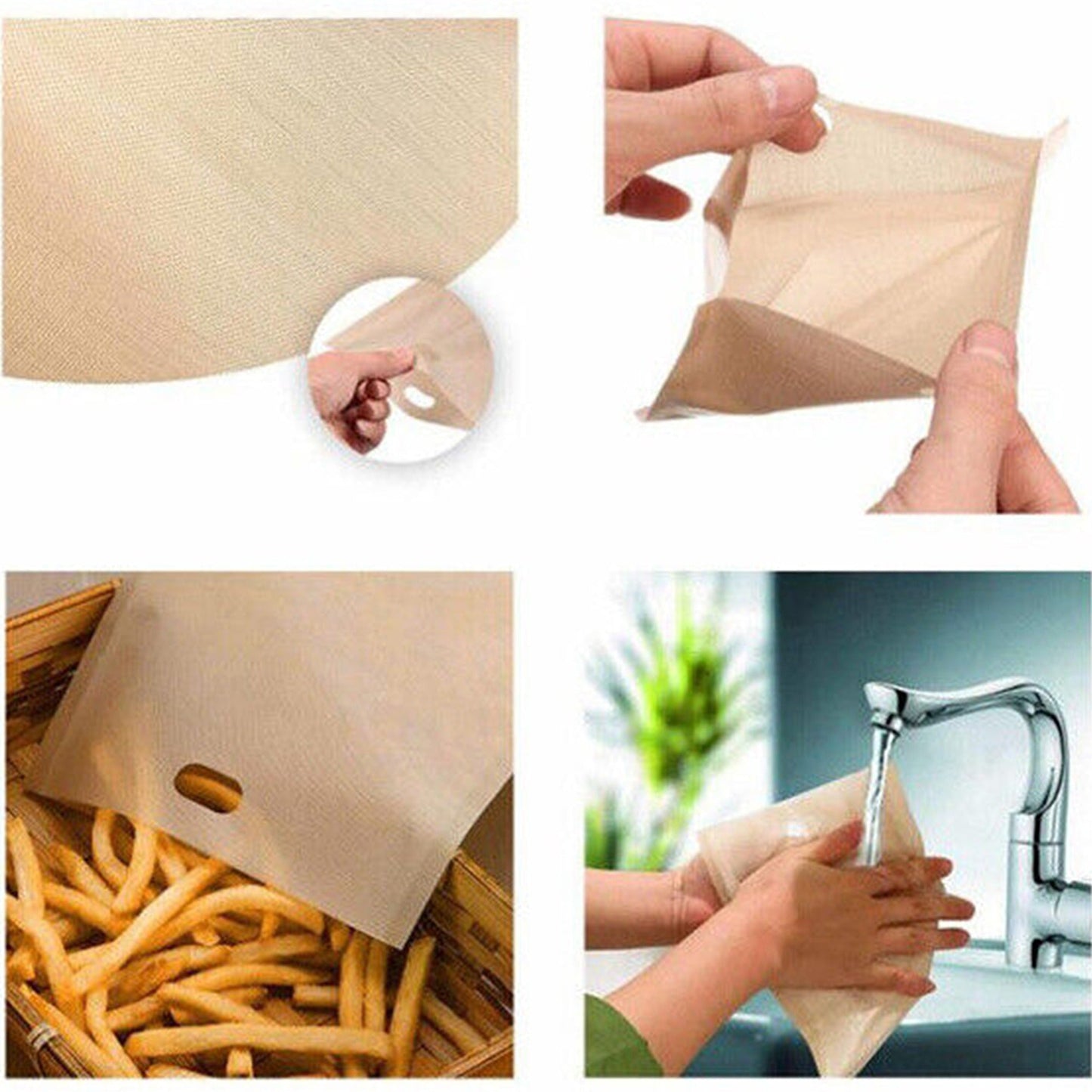 Gluten Free Reusable Toaster Sandwich Bag for Toasting Bread