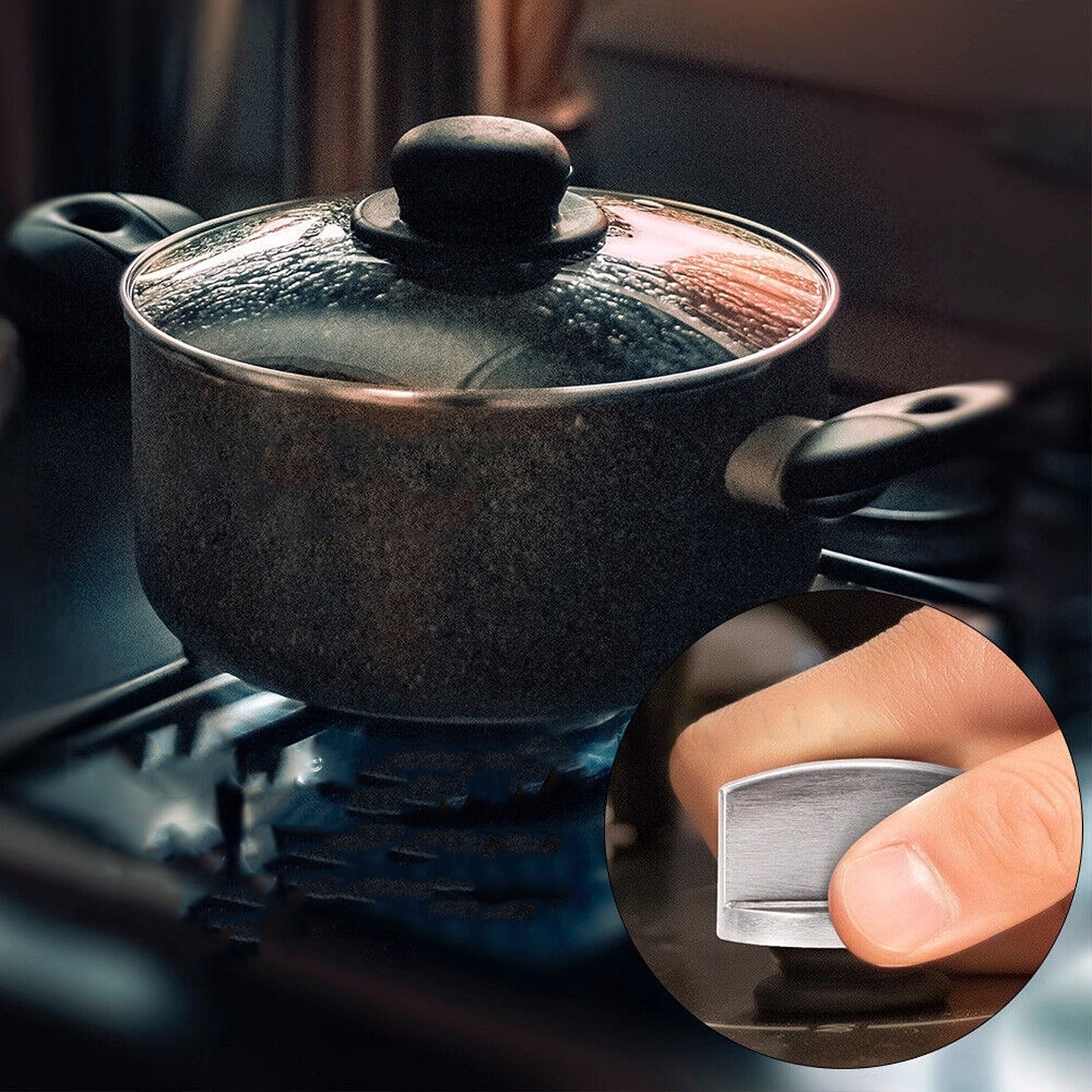 Metal Alloy Cooker Oven Knobs Home Kitchen Stove Switch 6x