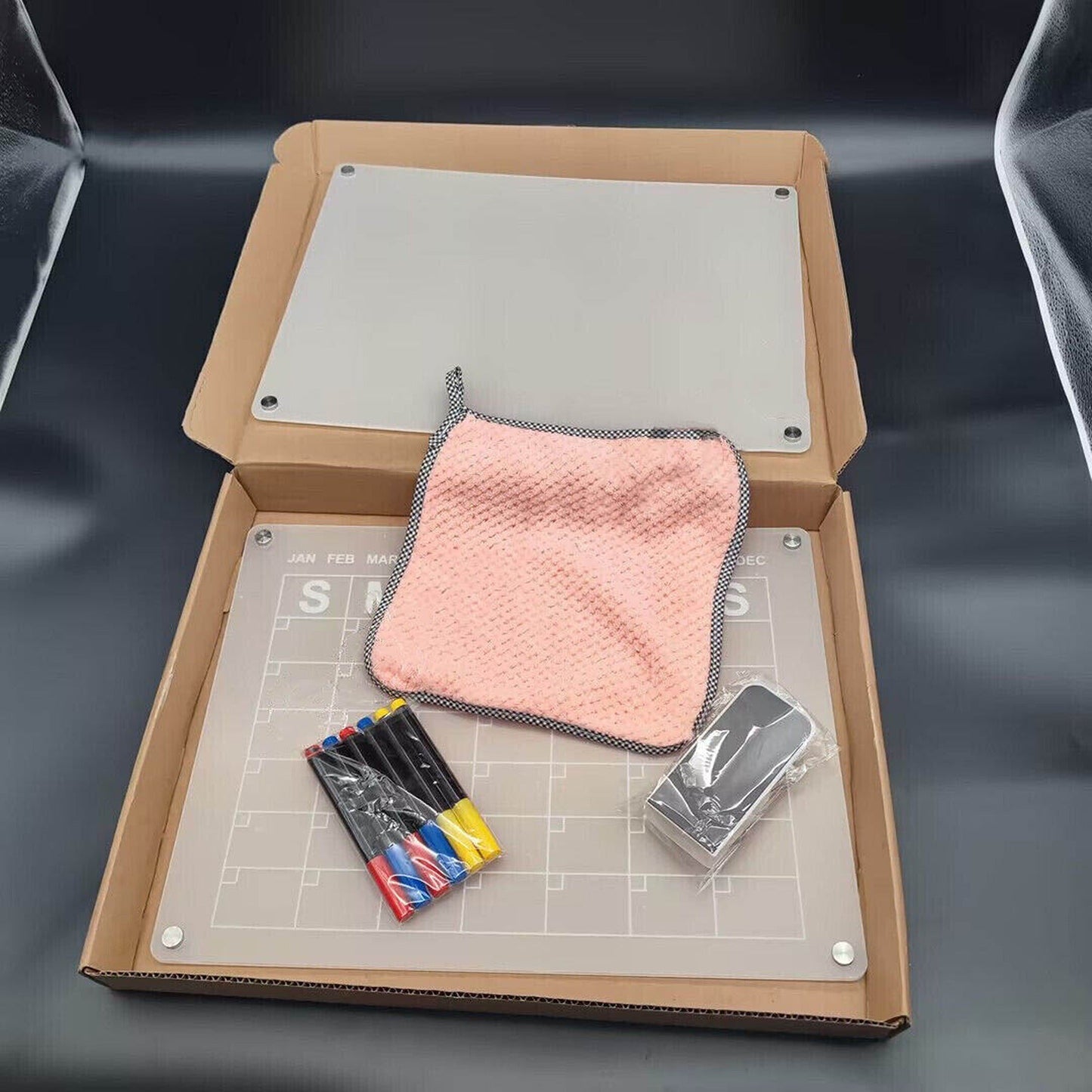 Magnetic Weekly Planner Whiteboard for Fridge with Acrylic Surface