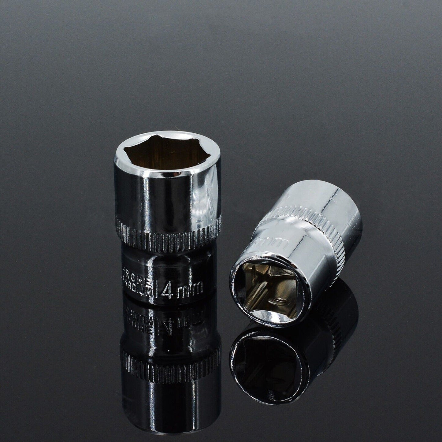 CRV Drive Sockets Set Power Tools Sizes 5 to 21mm