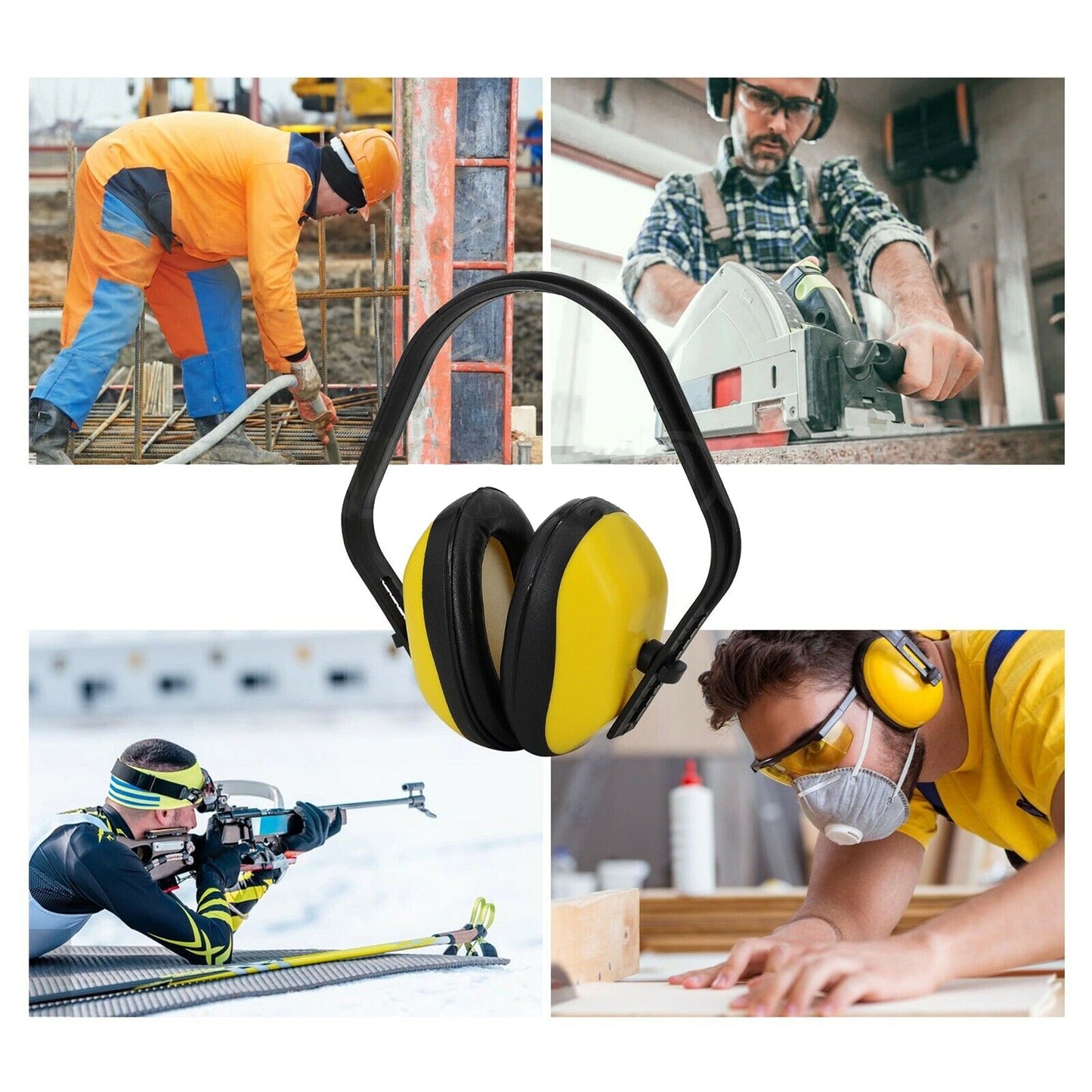 Comfortable Protective Ear Muffs for Safety Health Hearing Protection