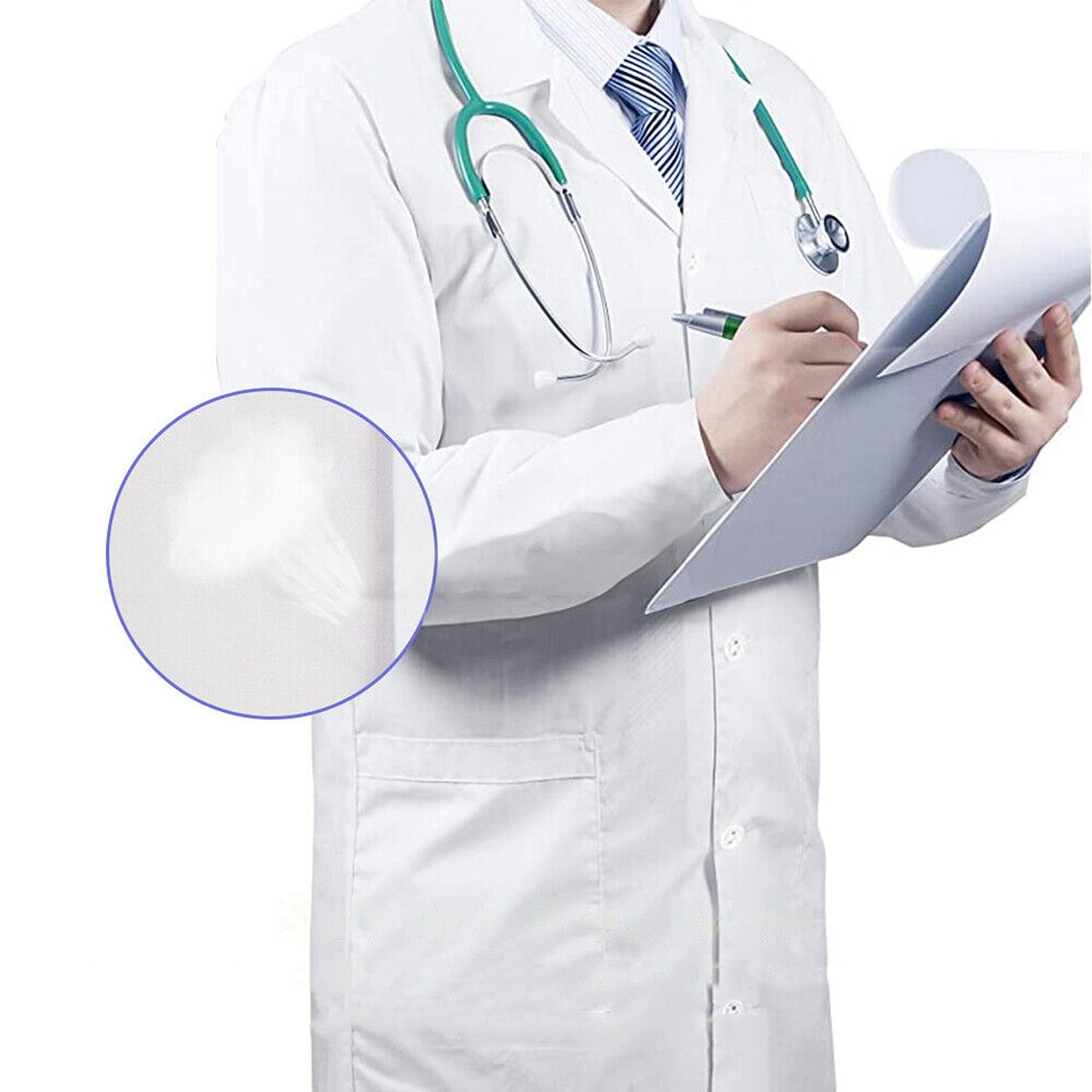 White Laboratory Coat Hygiene Lab Food Industry Warehouse