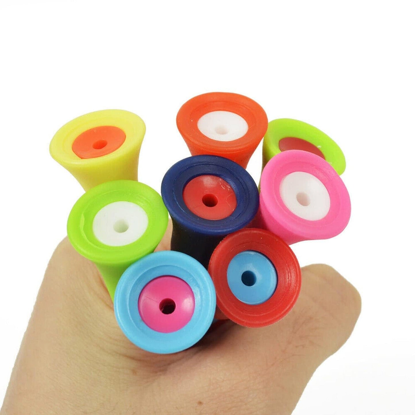 110pcs Multi-Colour 83mm Golf Tees with Rubber Cushion Top