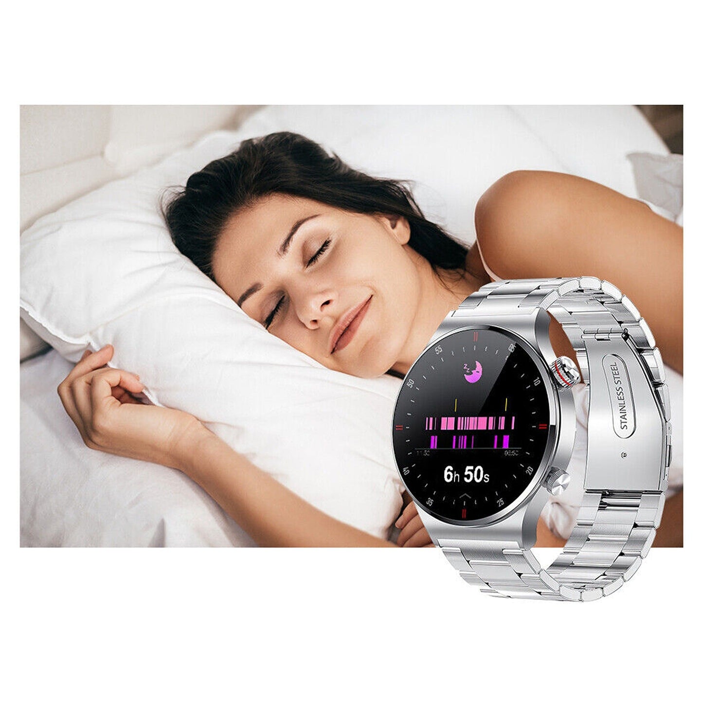 Full Touch Screen Smart Watch with Bluetooth Call Function for Men