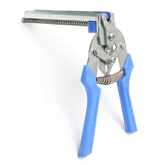 Fencing Hog Ring Plier Stapler Gun with 1200 Clips for Nailer Wire