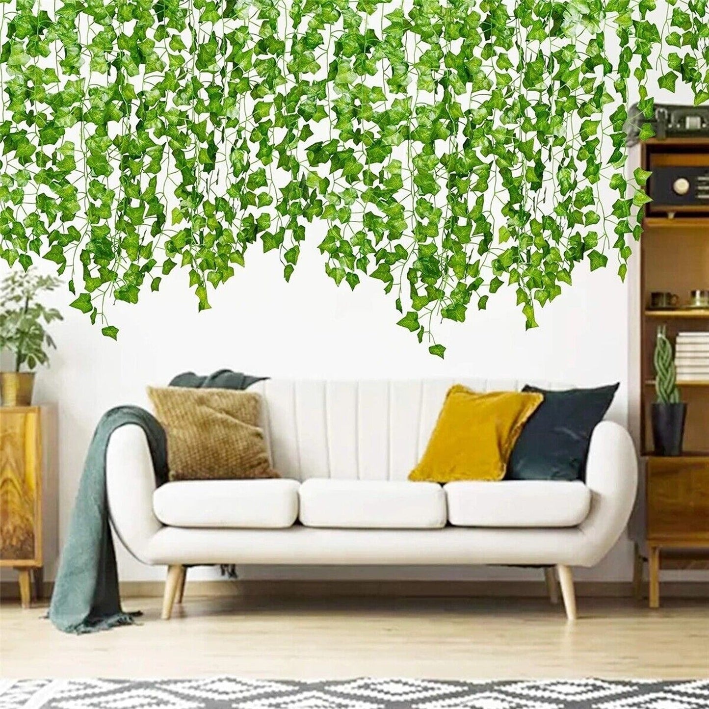Fake Foliage Flower Ivy Vine Artificial Hanging Leaf Garland